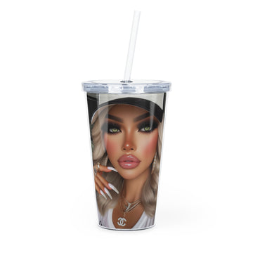 Big Money Tumbler with Straw Mug Printify 20oz Transparent