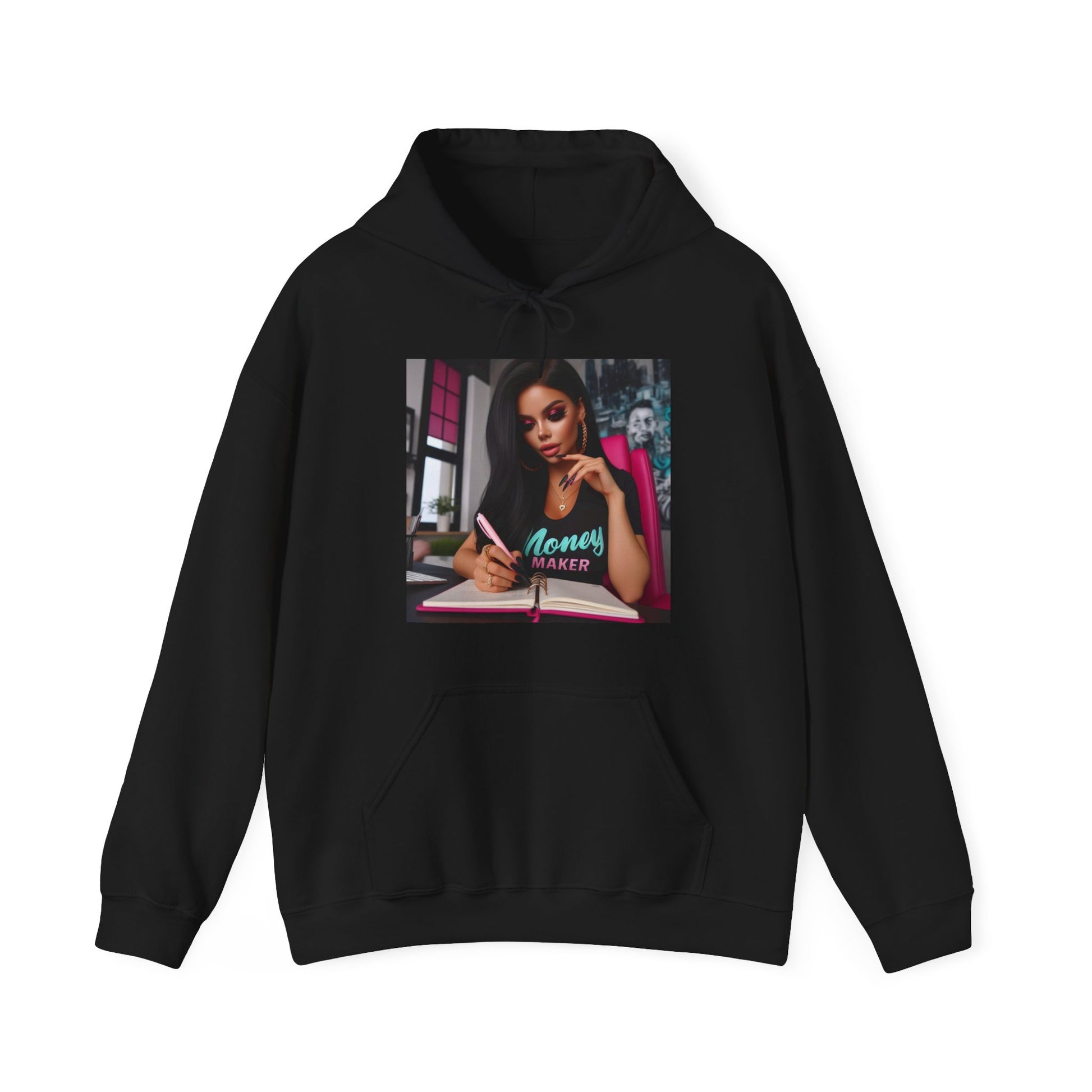 Money Maker Hoodie Hoodie Printify Black S