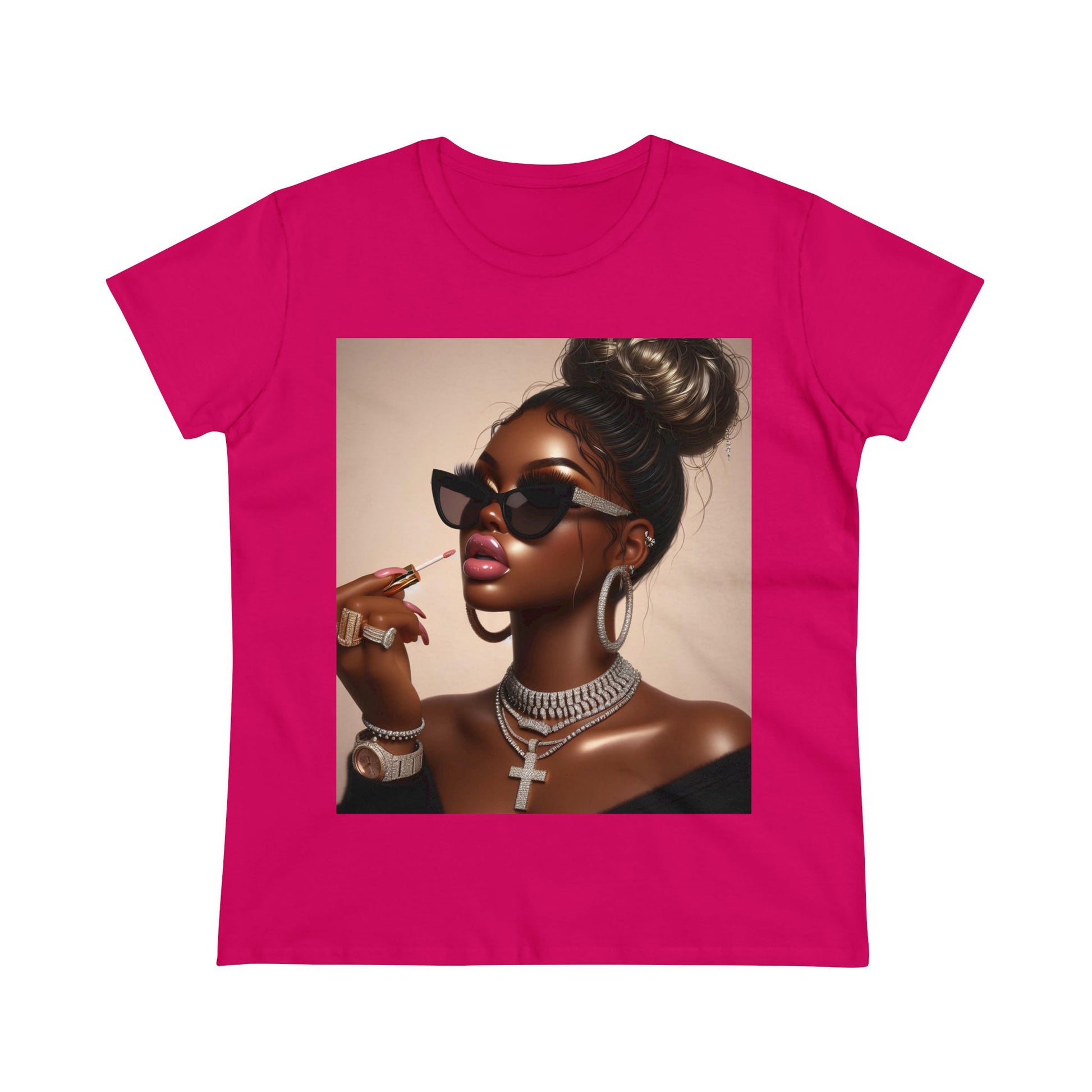 My Lip Gloss is Poppin T-Shirt T-Shirt Printify Heliconia S