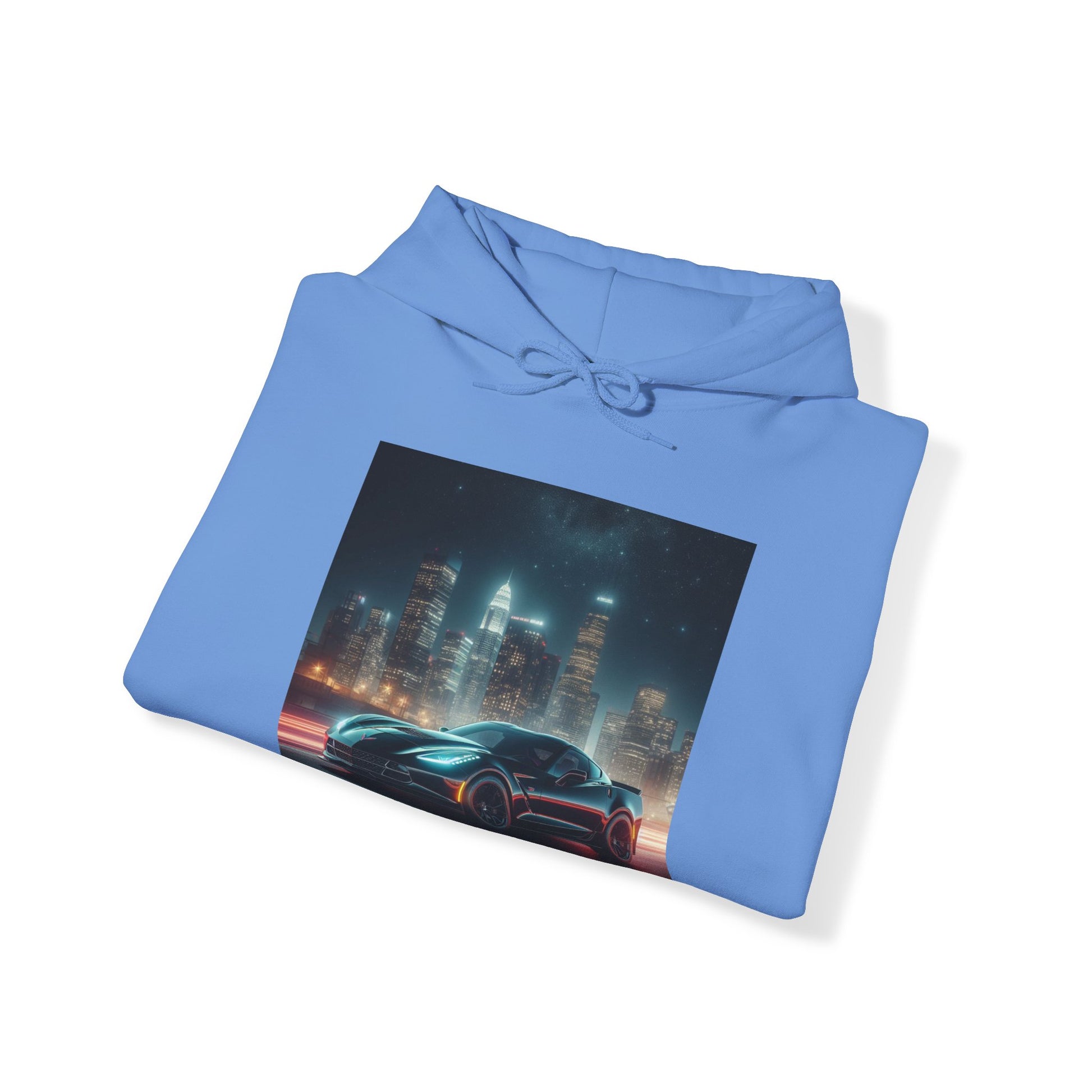 Black Corvette Hoodie Hoodie Printify