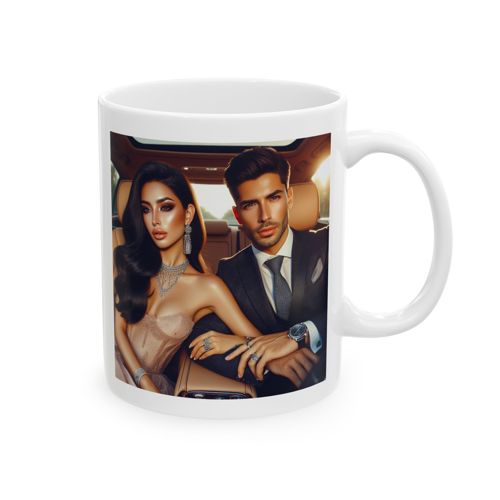 Elegant Drive Mug Mug Printify