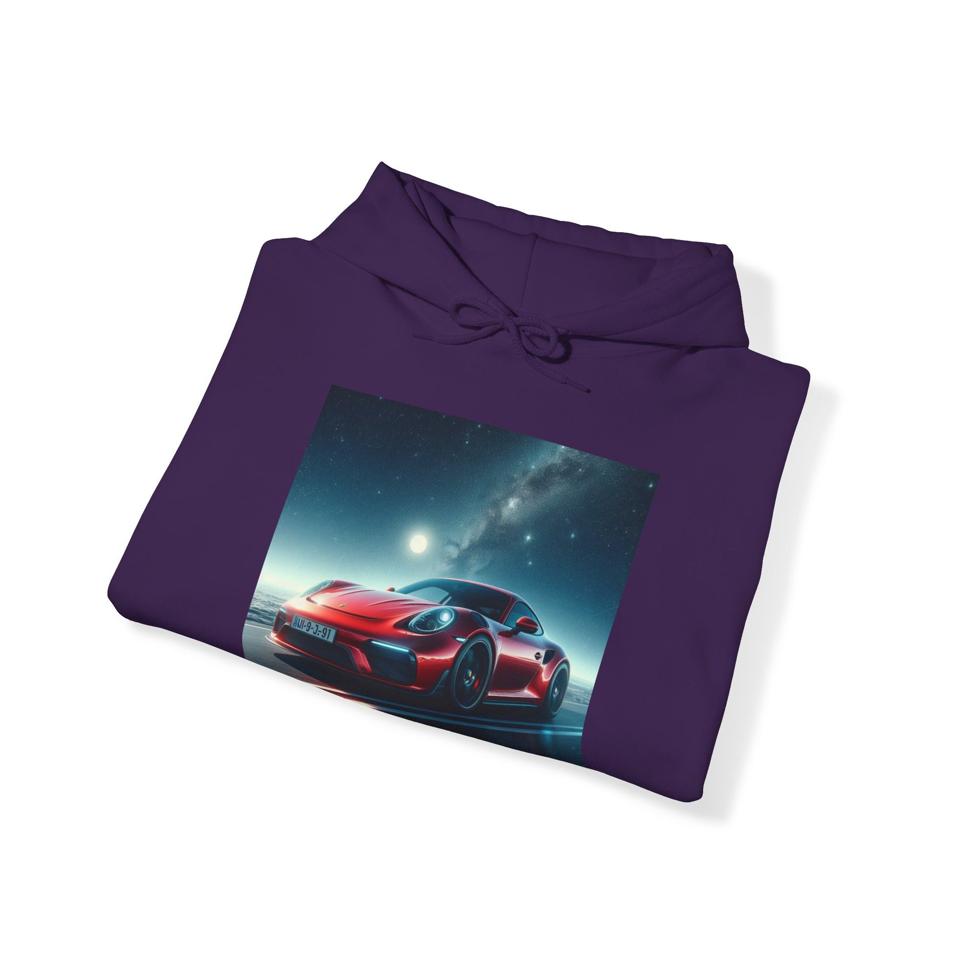 Red Porsche Hoodie Hoodie Printify