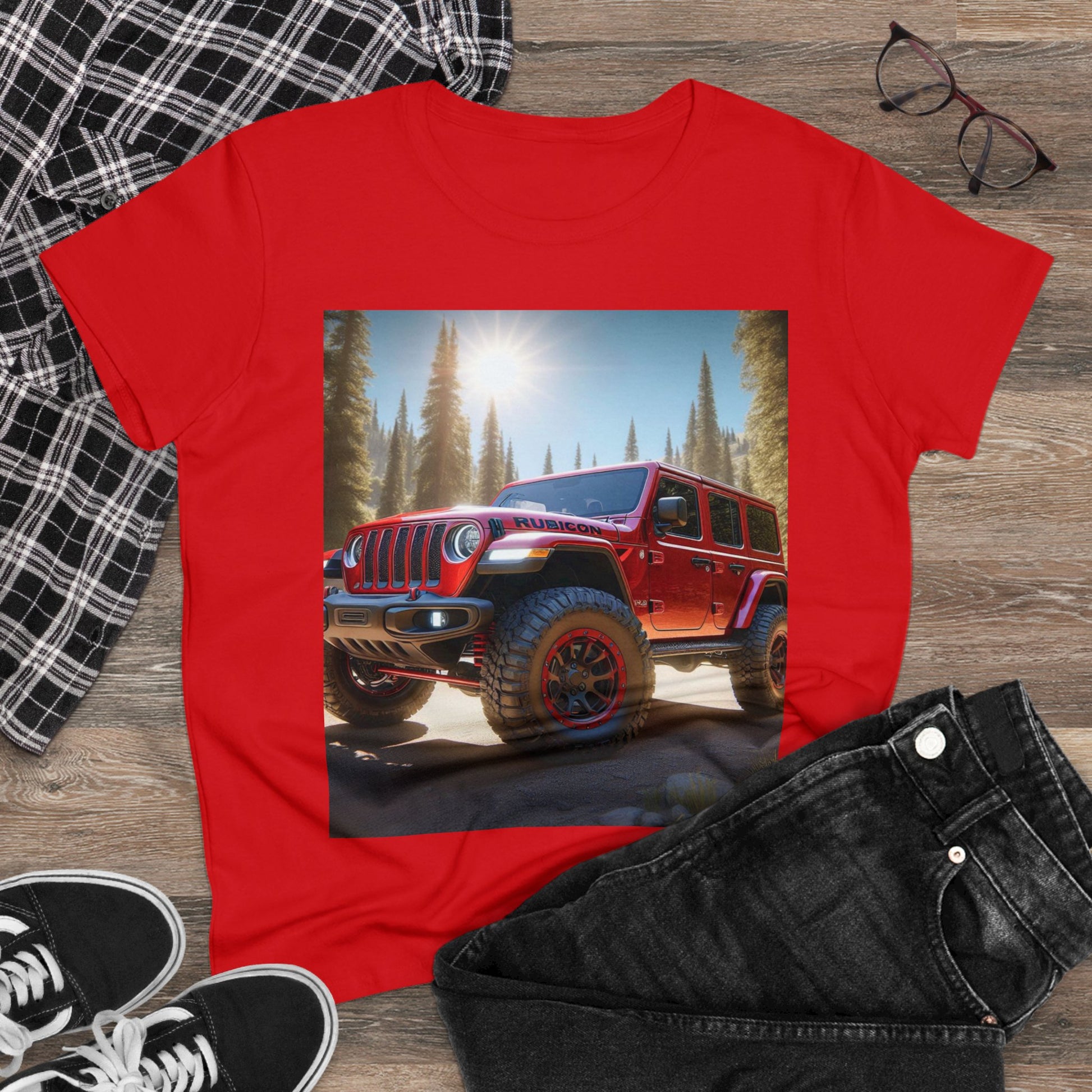 Red Rubicon T-Shirt T-Shirt Printify