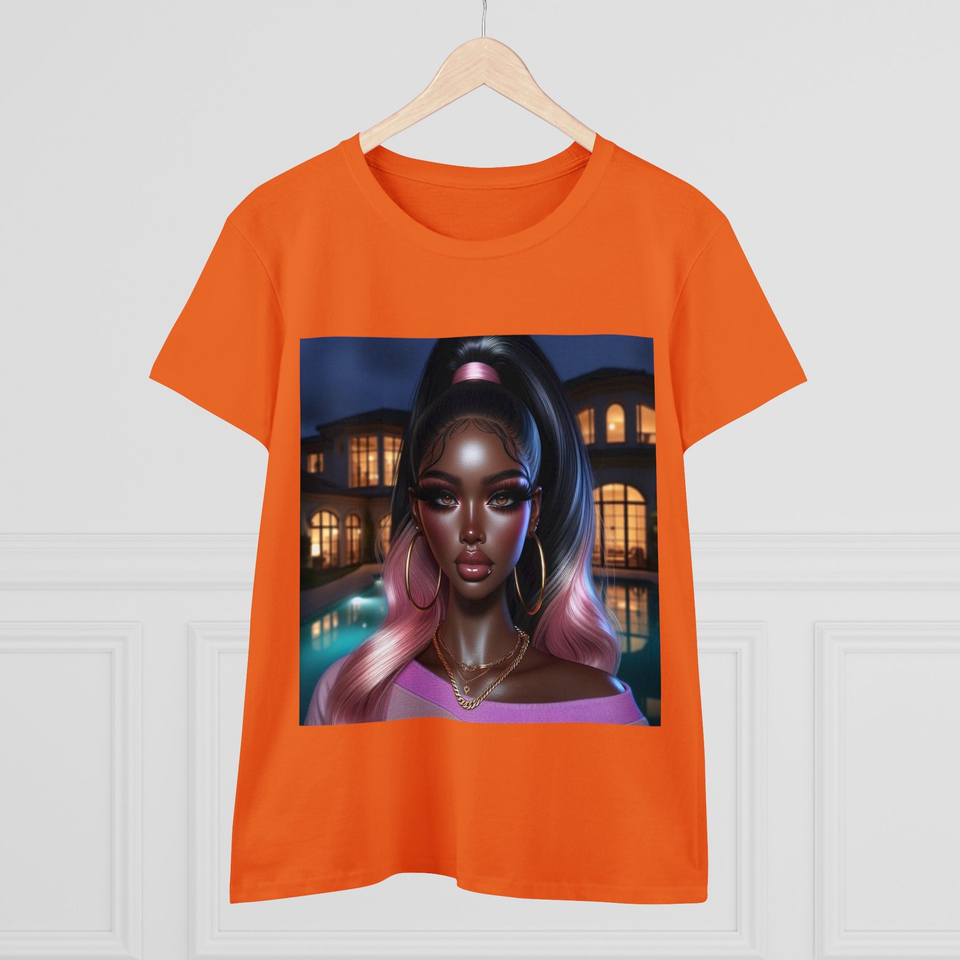 Pink at Night T-Shirt T-Shirt Printify