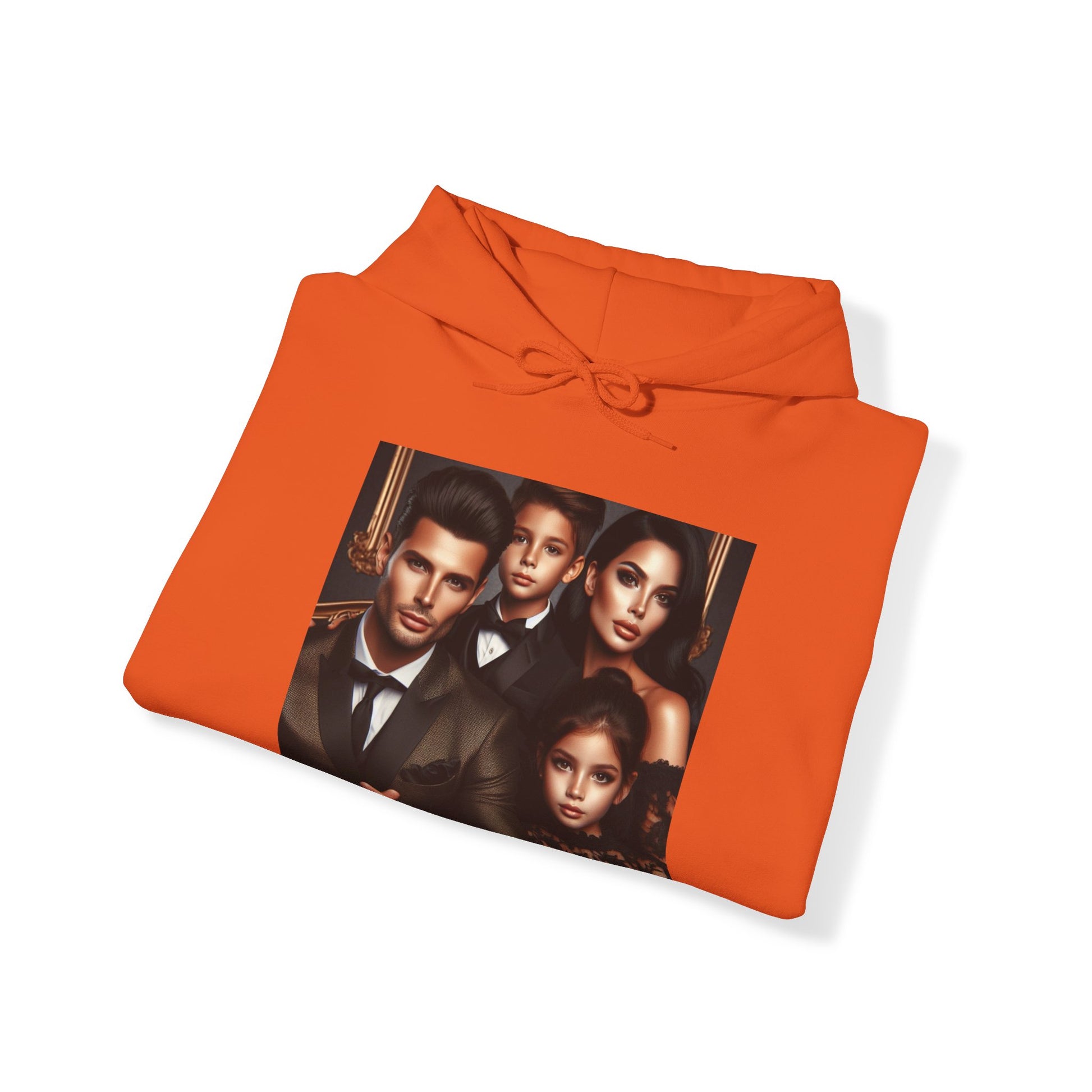 Family Portrait Hoodie Hoodie Printify