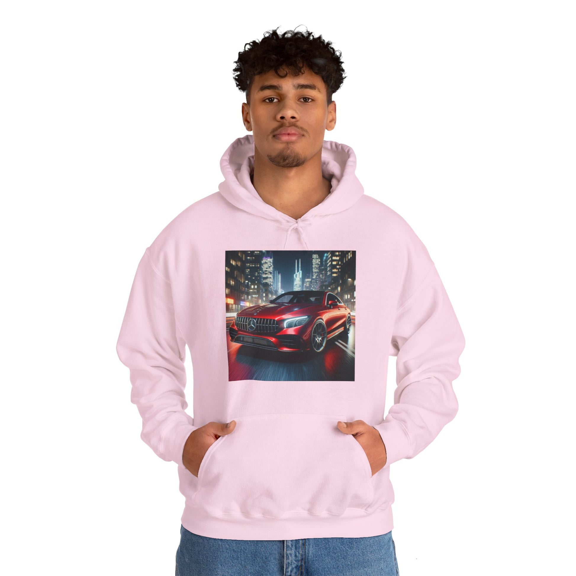 Red Mercedes Hoodie Hoodie Printify
