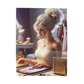 Fashion and Beauty Plush Blanket All Over Prints Printify 60" × 80"