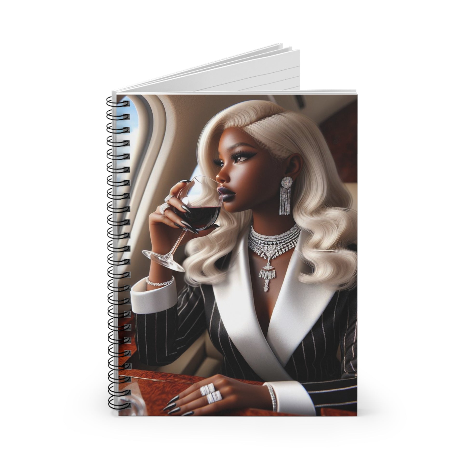 Private Business Spiral Notebook Paper products Printify