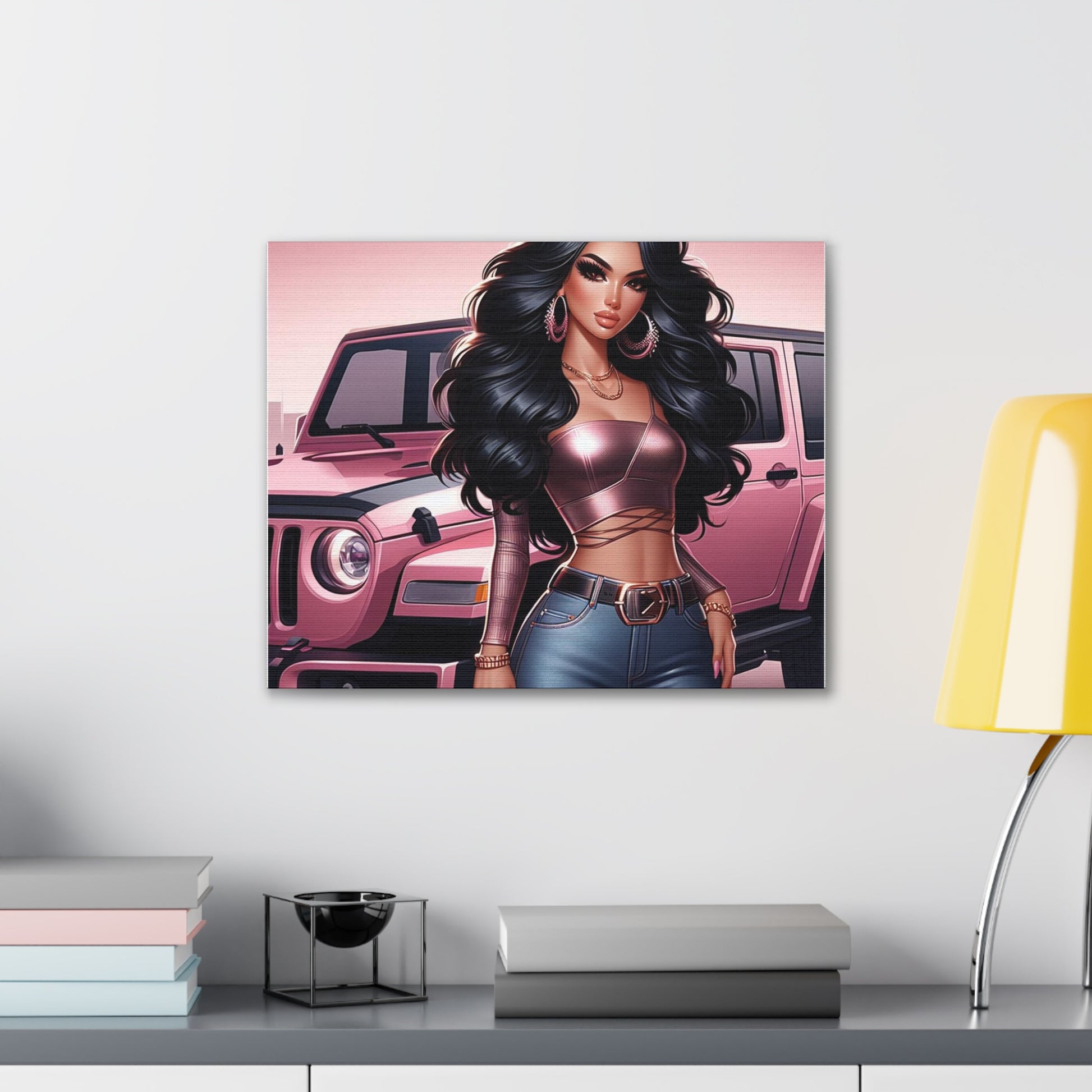 Pink Luxury Canvas Canvas Printify 20″ x 16″ (Horizontal) 0.75''