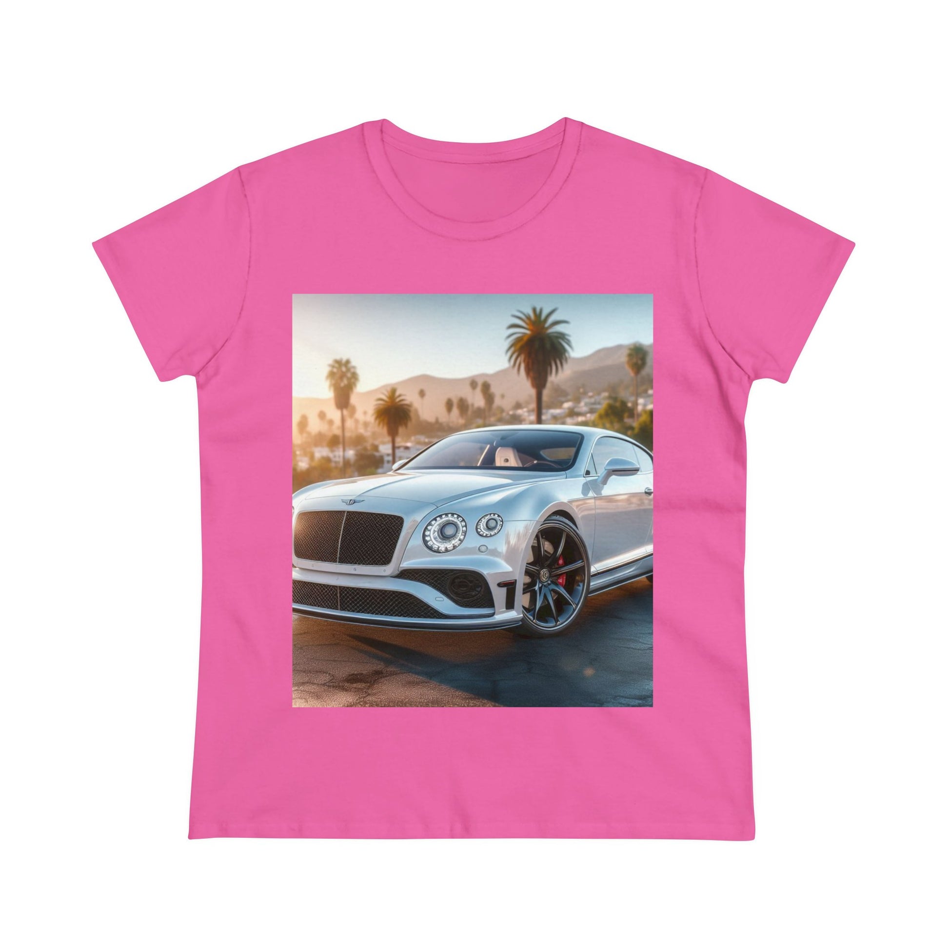 Silver Bentley T-Shirt T-Shirt Printify Azalea S