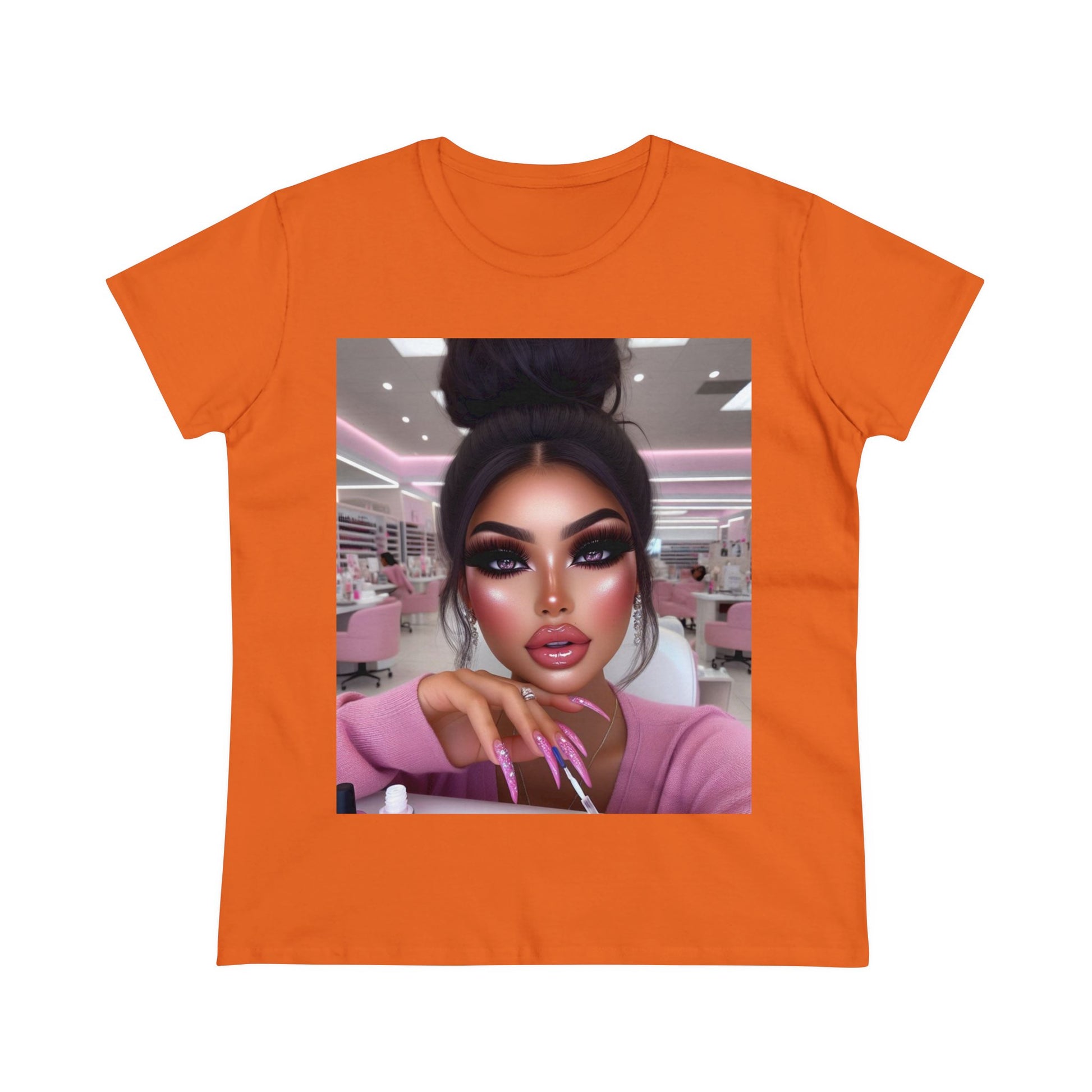 Nail Day T-Shirt T-Shirt Printify Orange S