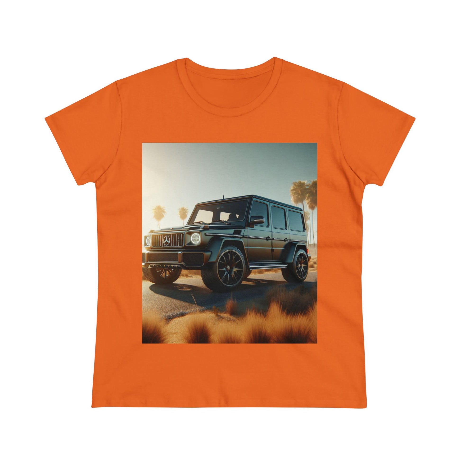 Black G-Wagon T-Shirts T-Shirt Printify Orange S