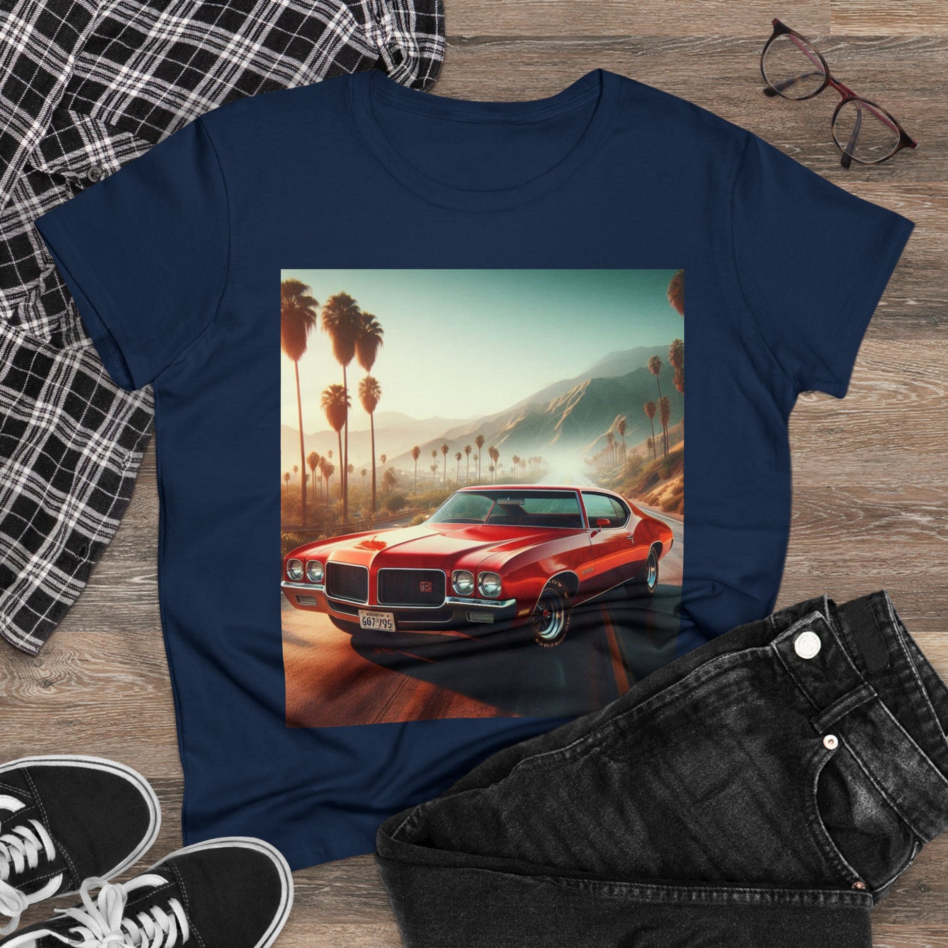 1972 Red Buick Gran Sport T-Shirt T-Shirt Printify