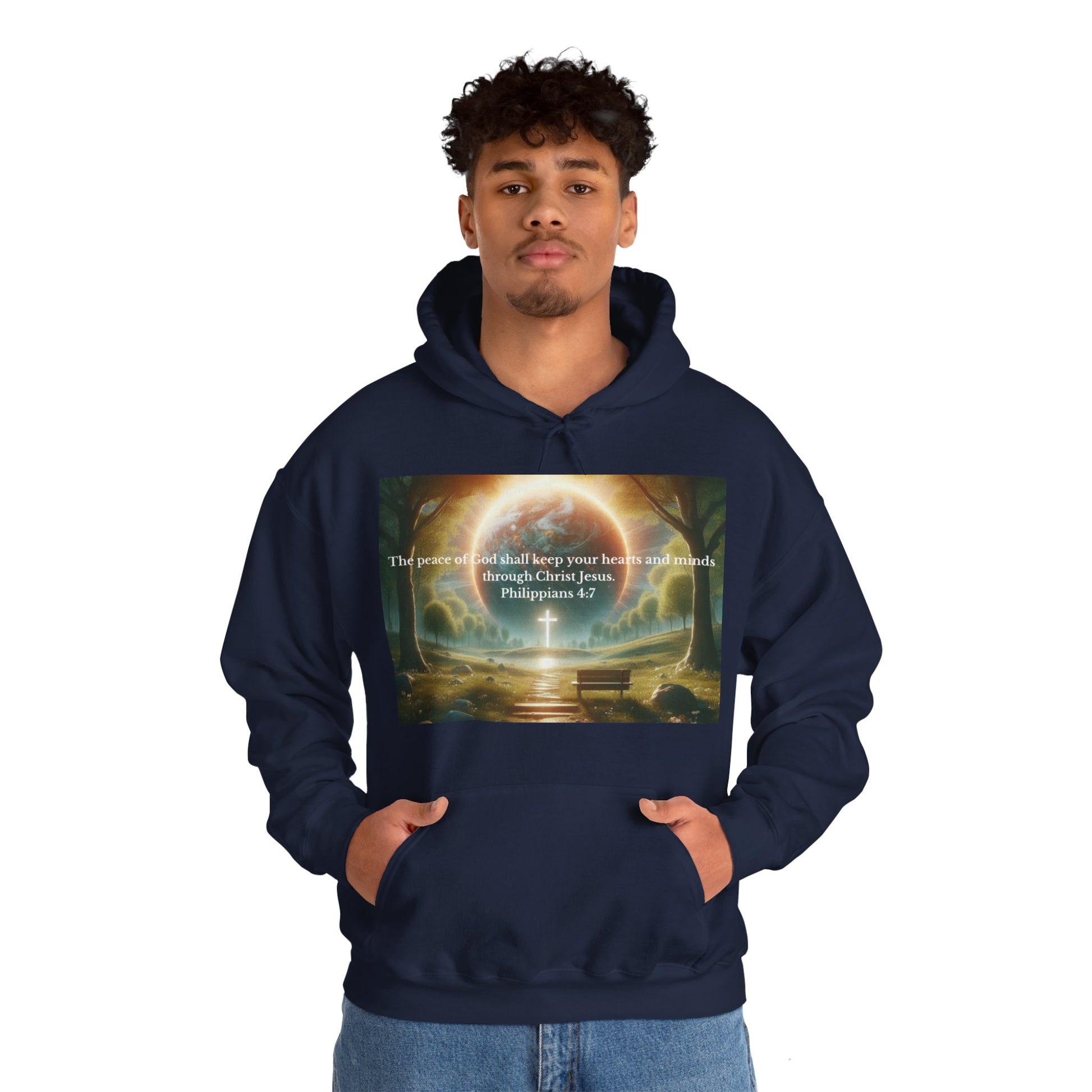 Philippians 4:7 Hoodie Hoodie Printify