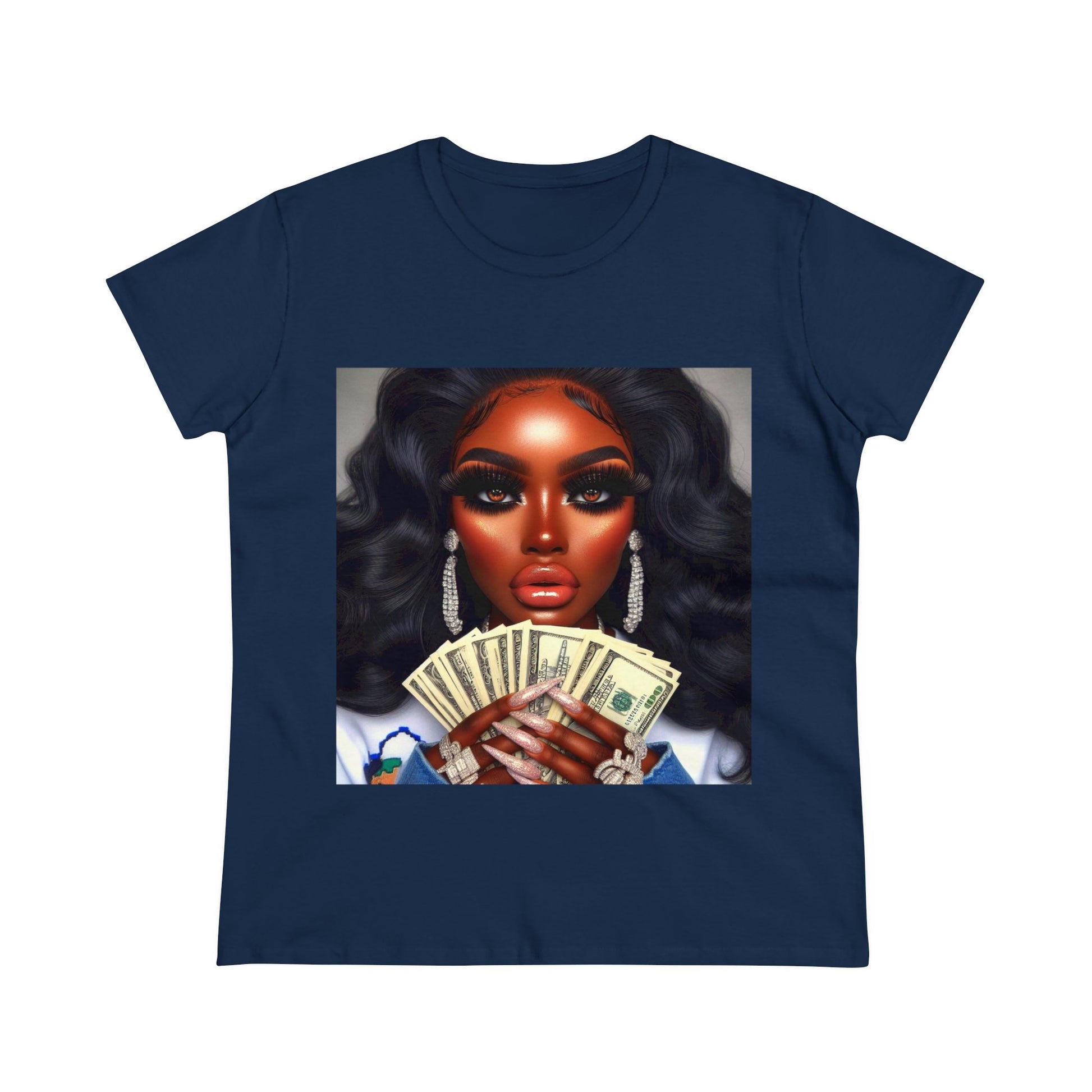 Money Talks T-Shirt T-Shirt Printify Navy S