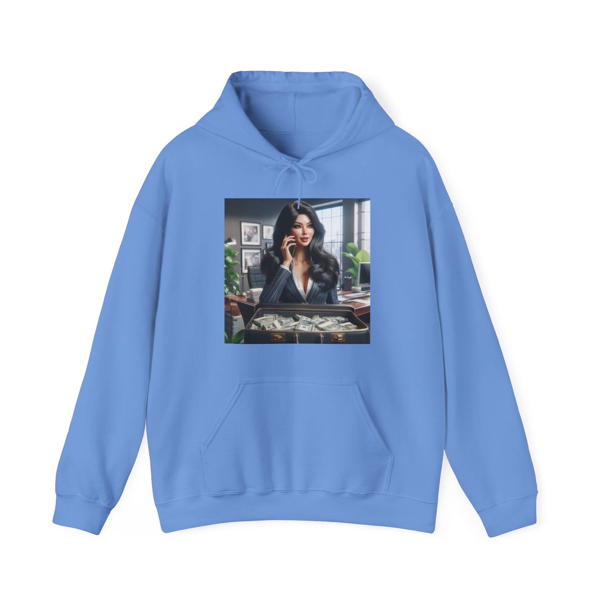Business Deal Hoodie Hoodie Printify Carolina Blue S