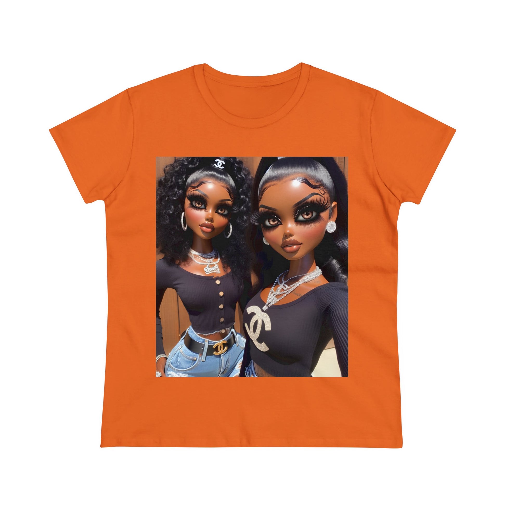Outside Baddies T-Shirt T-Shirt Printify Orange S