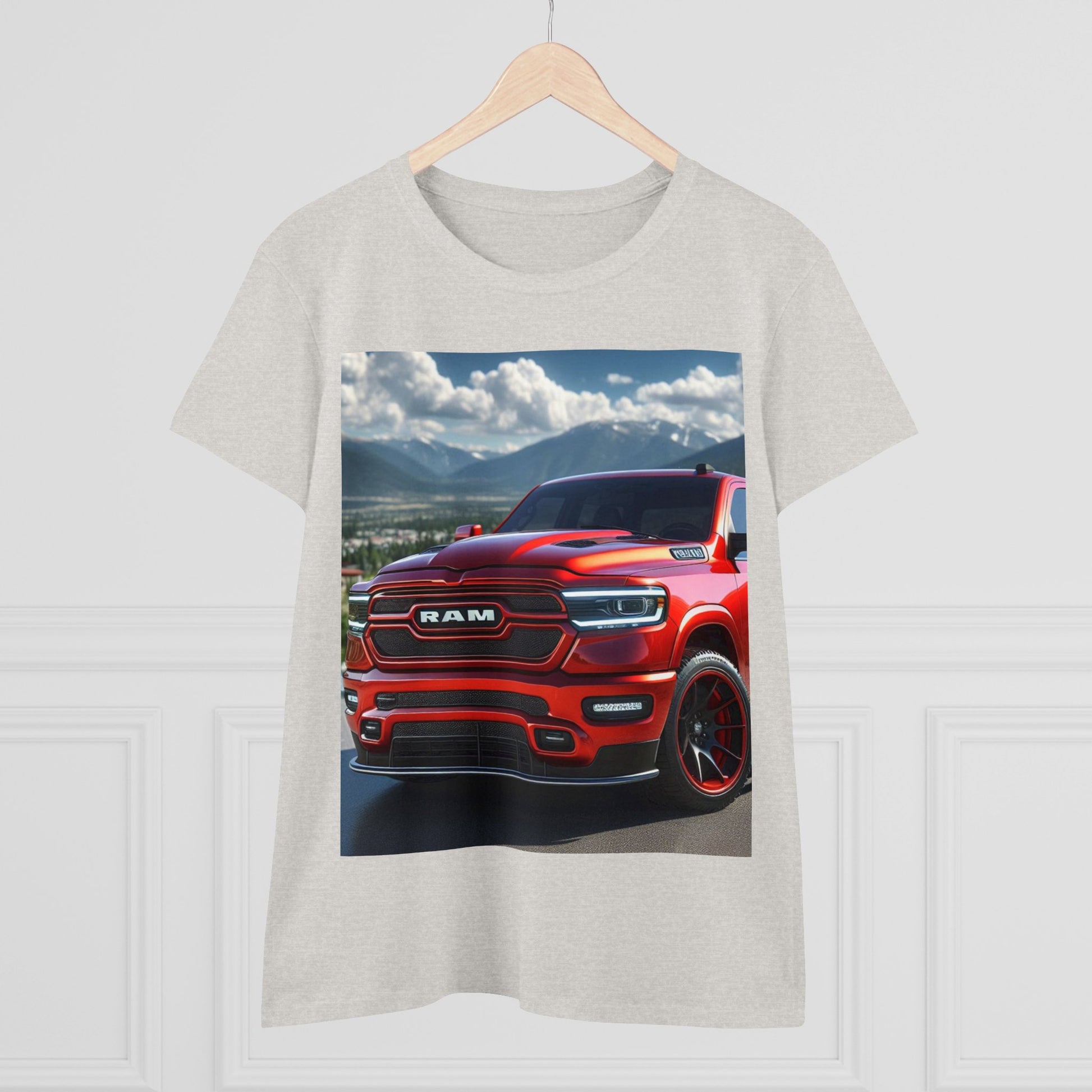 Red Dodge Ram T-Shirrt T-Shirt Printify