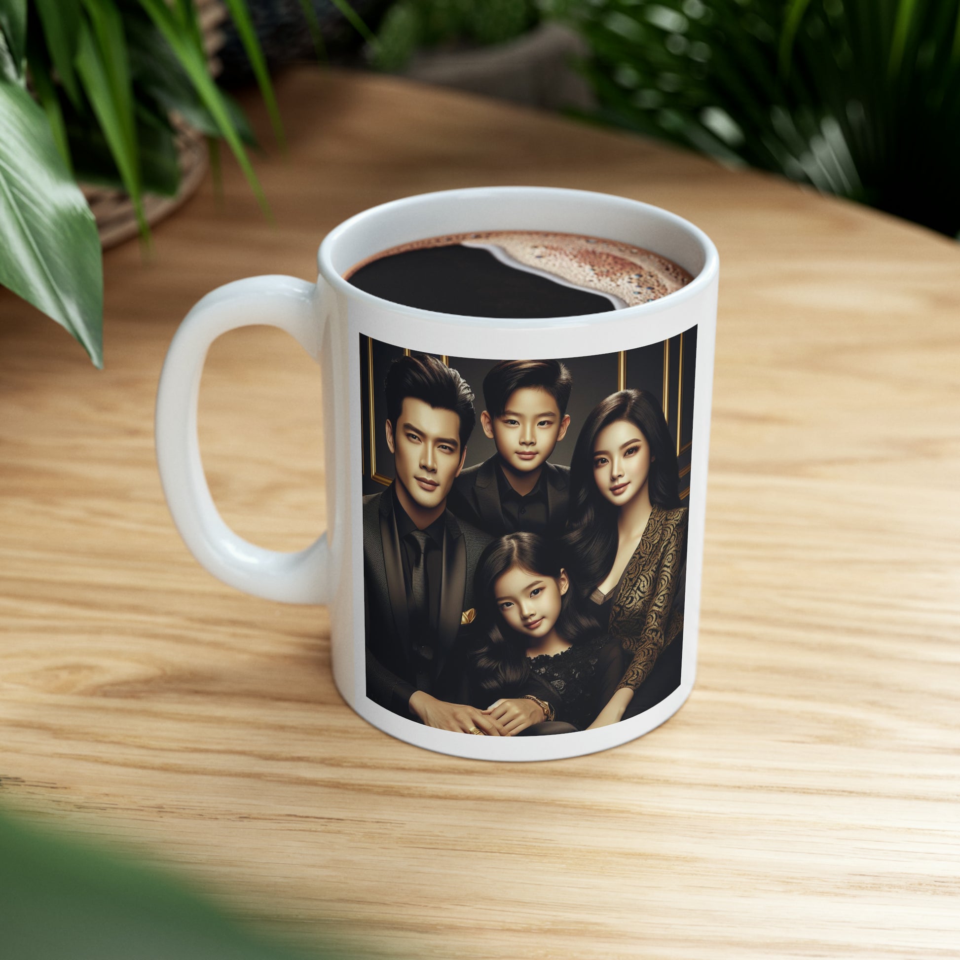 Family Portrait Mug Mug Printify