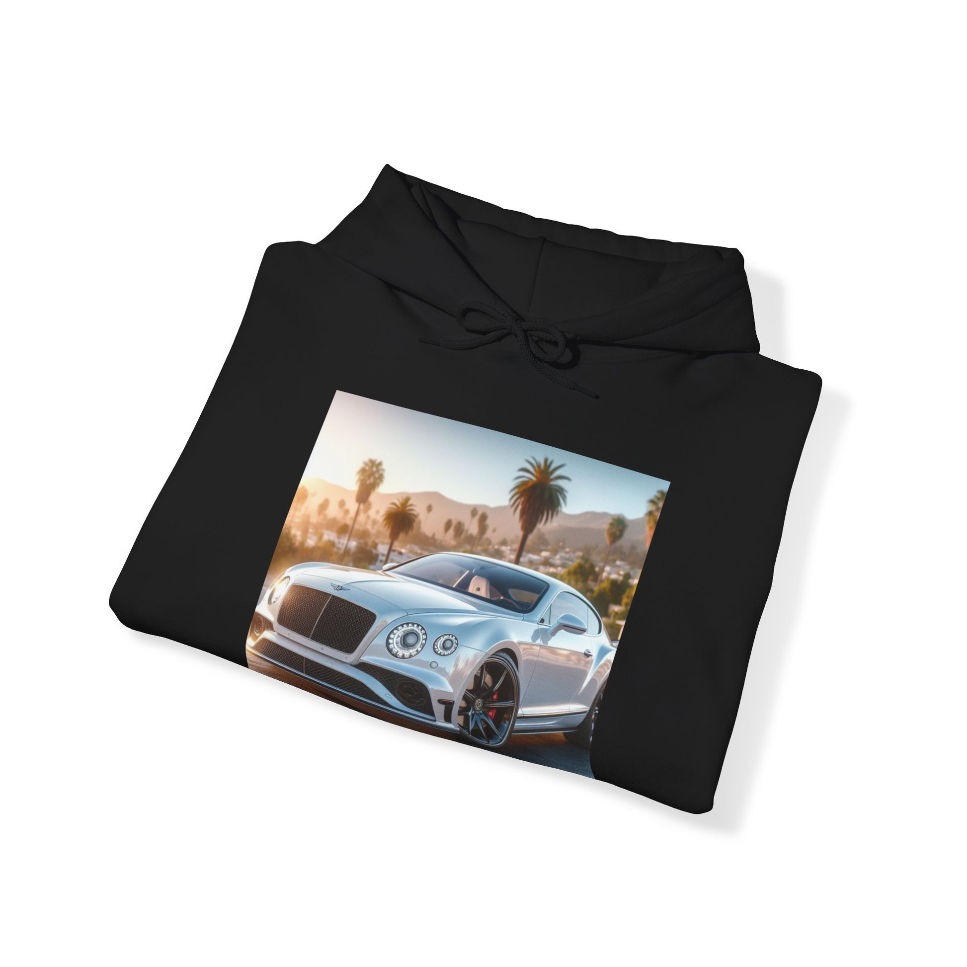 Silver Bentley Hoodie Hoodie Printify