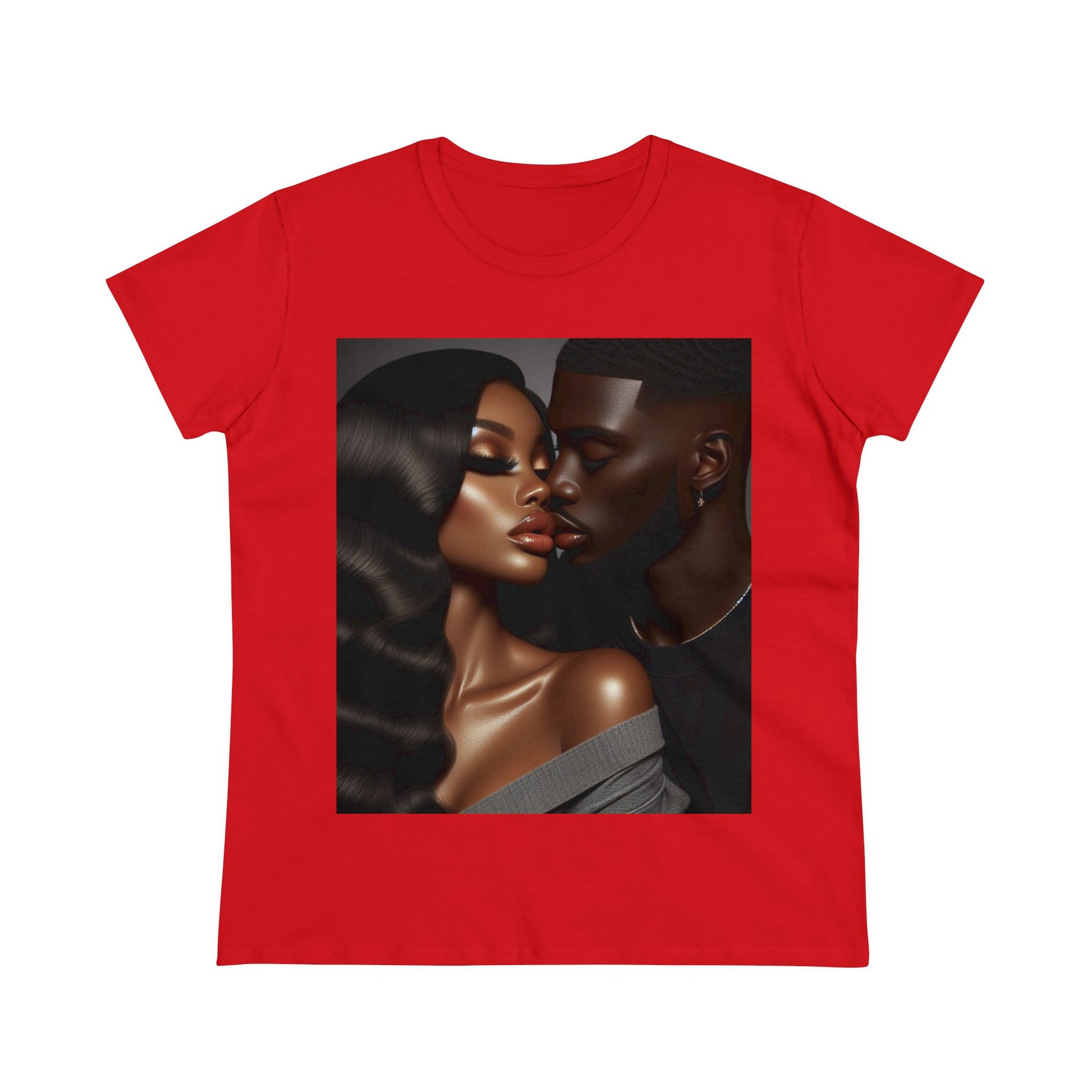 Kiss Me T-Shirt T-Shirt Printify Red S