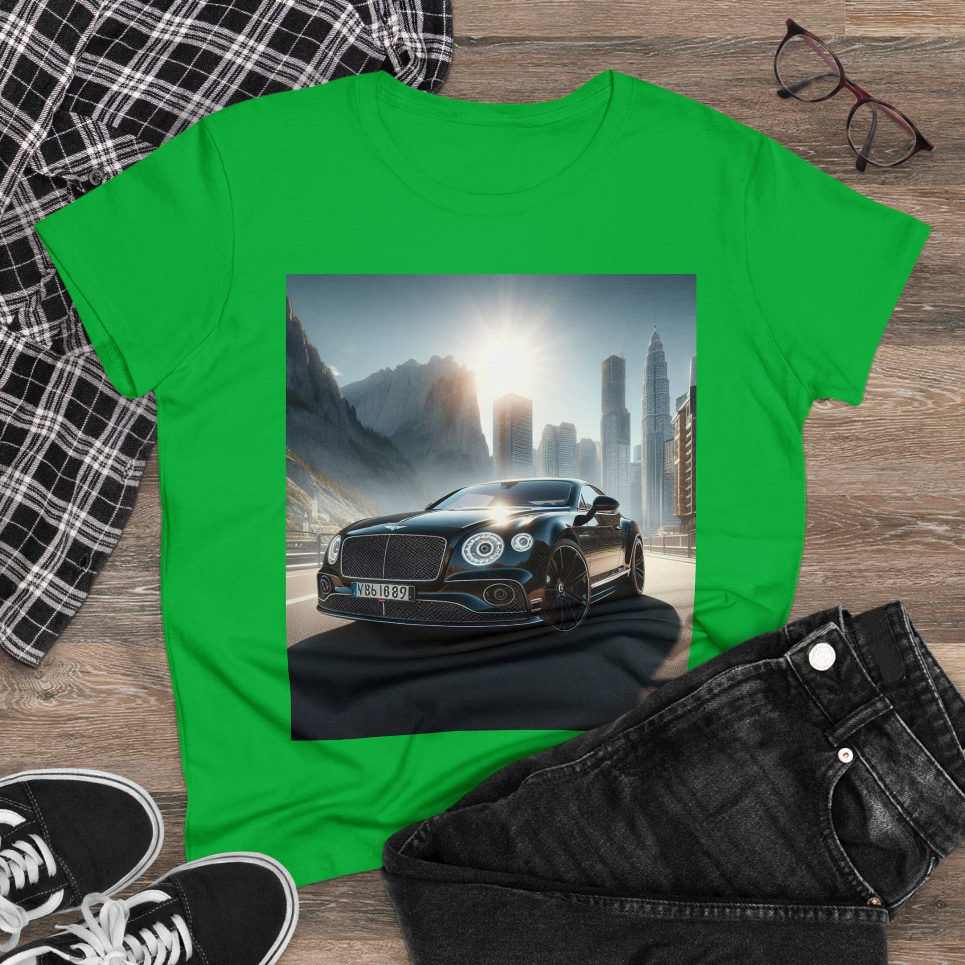 Black Bentley T-Shirt T-Shirt Printify