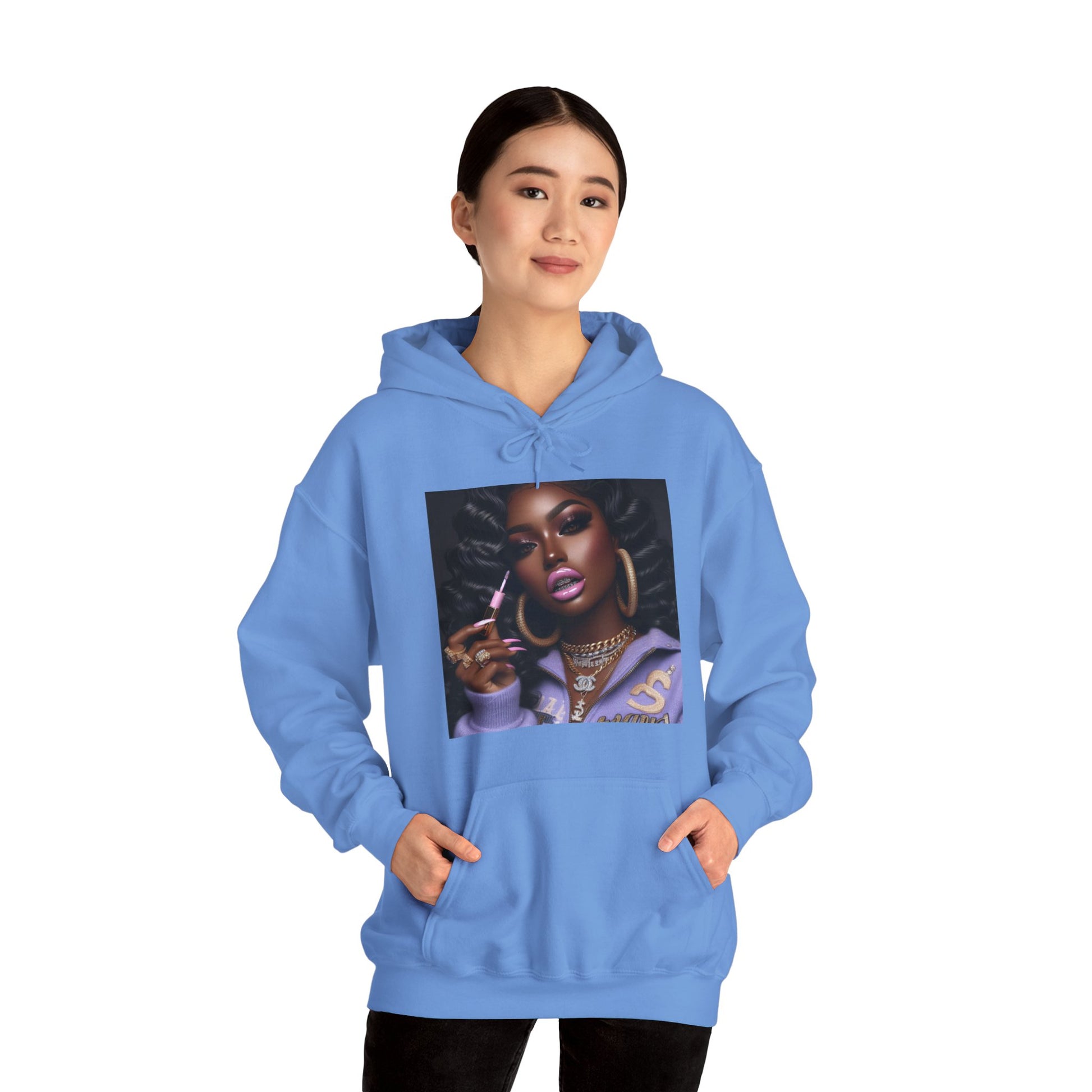 Gloss Up Hoodie Hoodie Printify