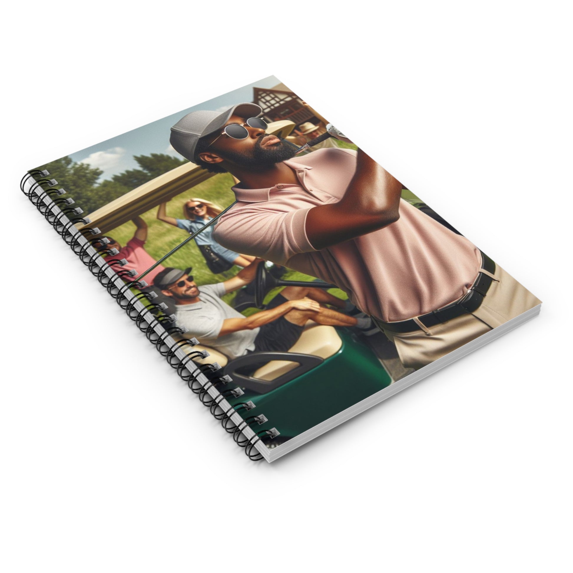 Golf Tournament Spiral Notebook Paper products Printify