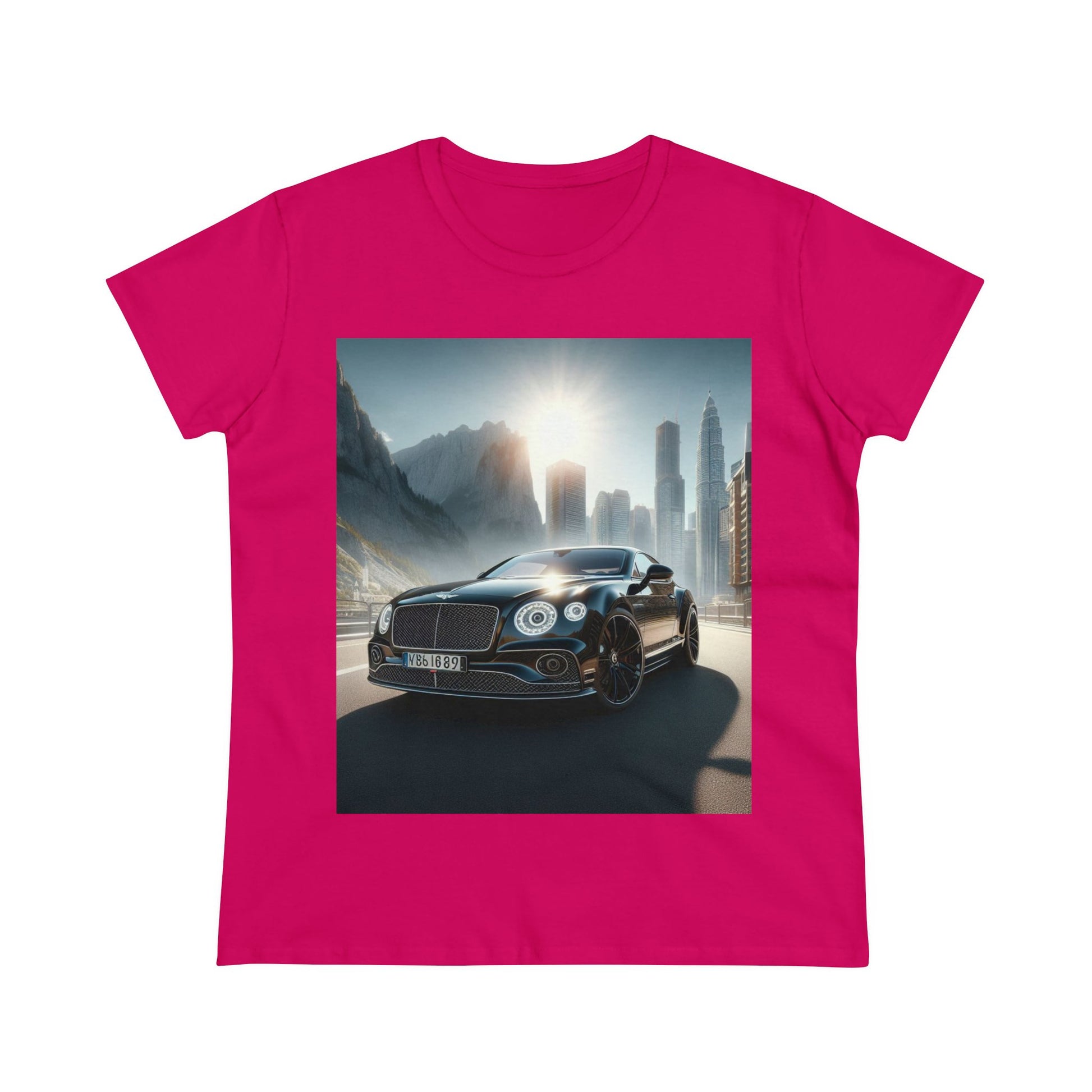 Black Bentley T-Shirt T-Shirt Printify Heliconia S