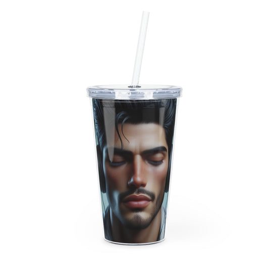 Music Vibes Tumbler with Straw Mug Printify 20oz Transparent