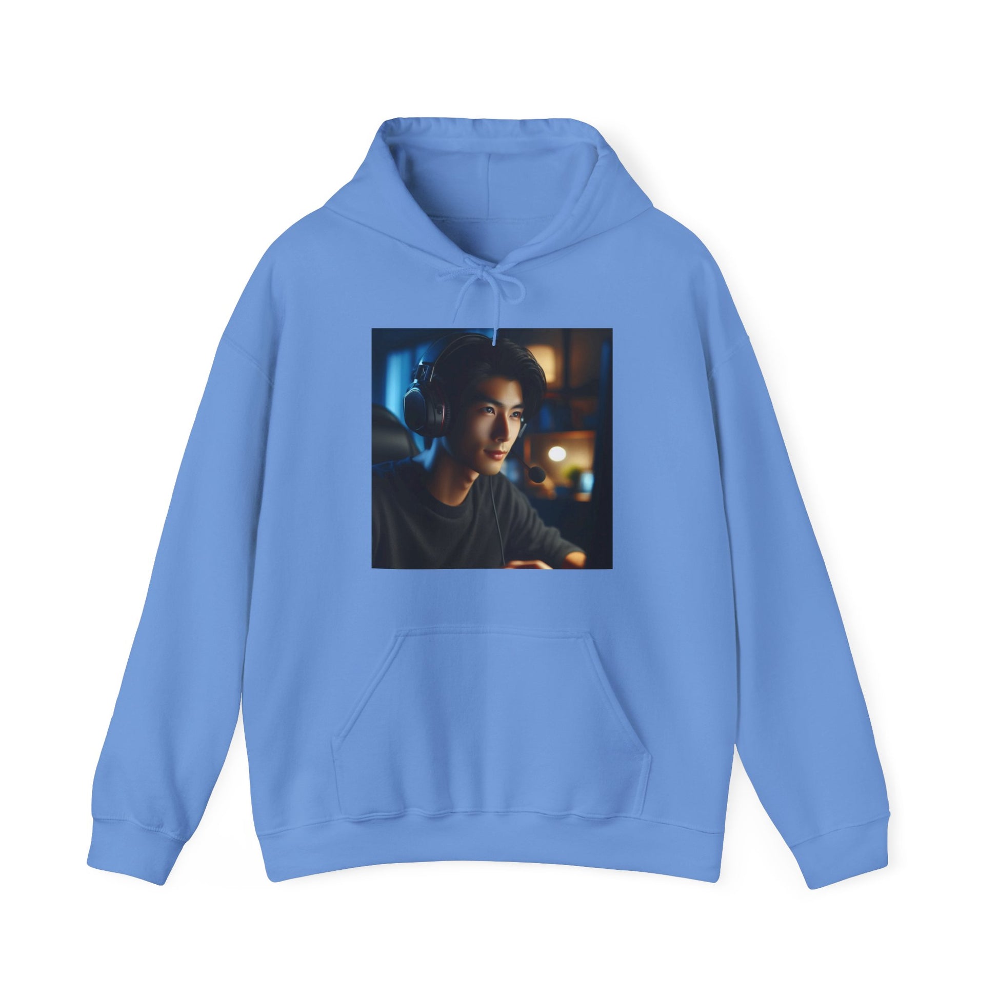Game Time Hoodie Hoodie Printify Carolina Blue S