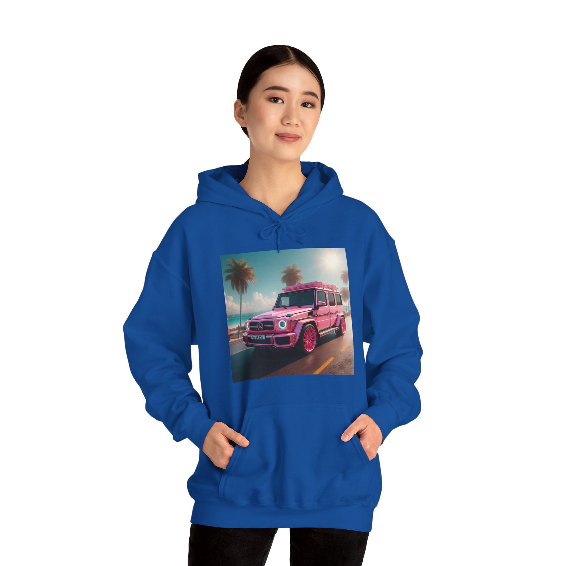 Pink G-Wagon Hoodie Hoodie Printify
