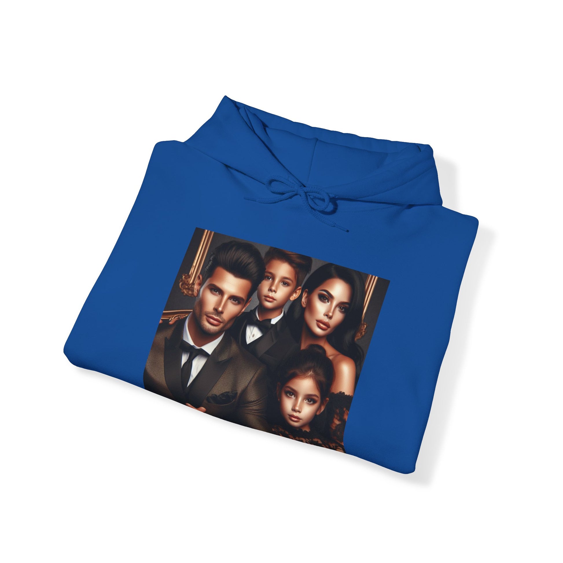 Family Portrait Hoodie Hoodie Printify