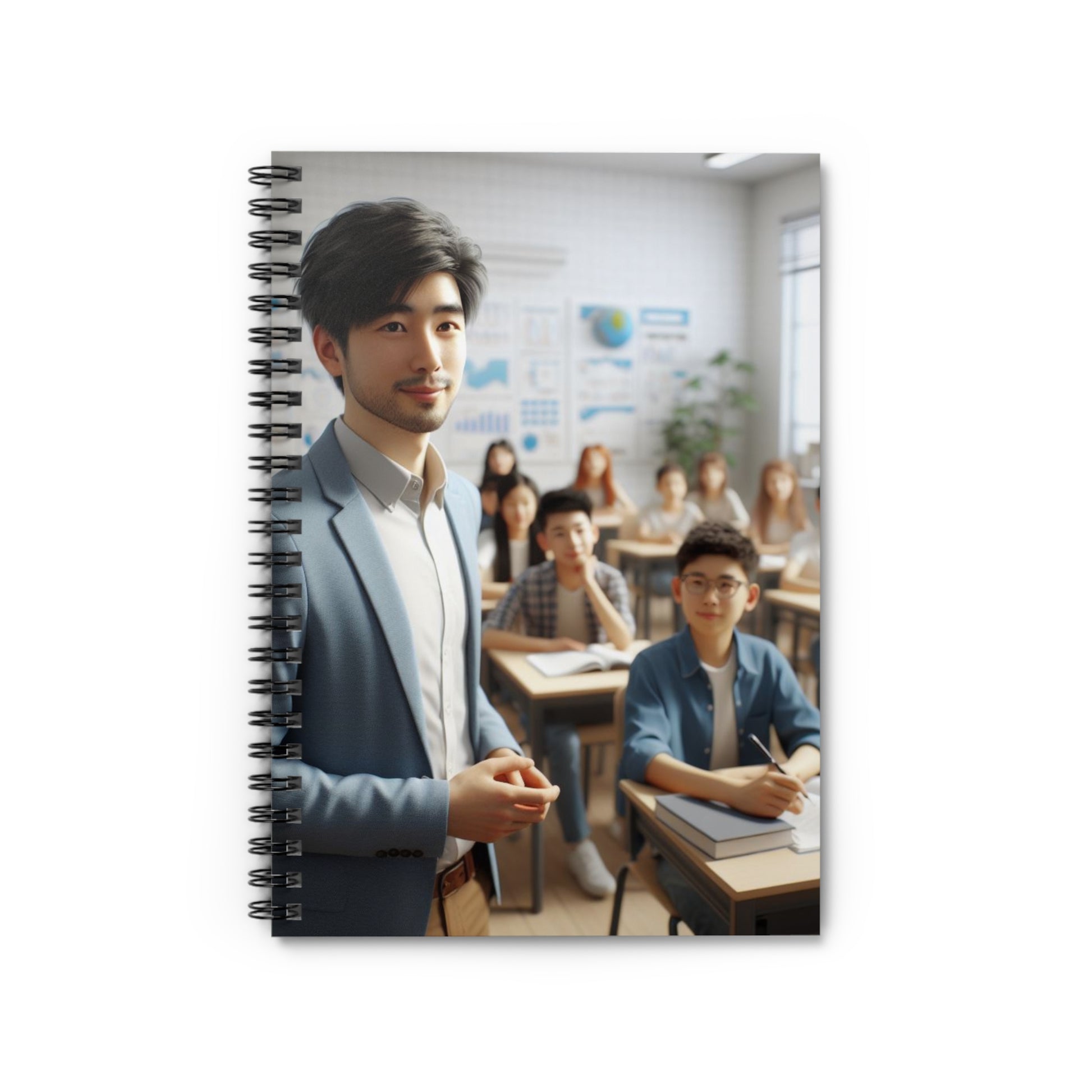 Class in Session Spiral Notebook Paper products Printify One Size