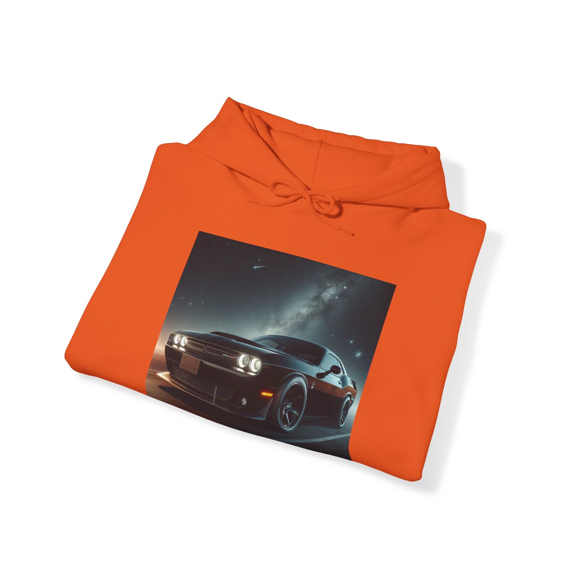 Black Challenger Hoodie Hoodie Printify