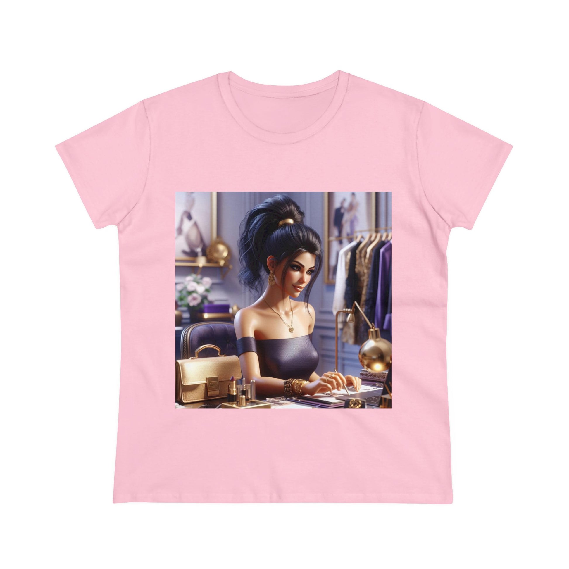 Fashion and Beauty T-Shirt T-Shirt Printify Light Pink S