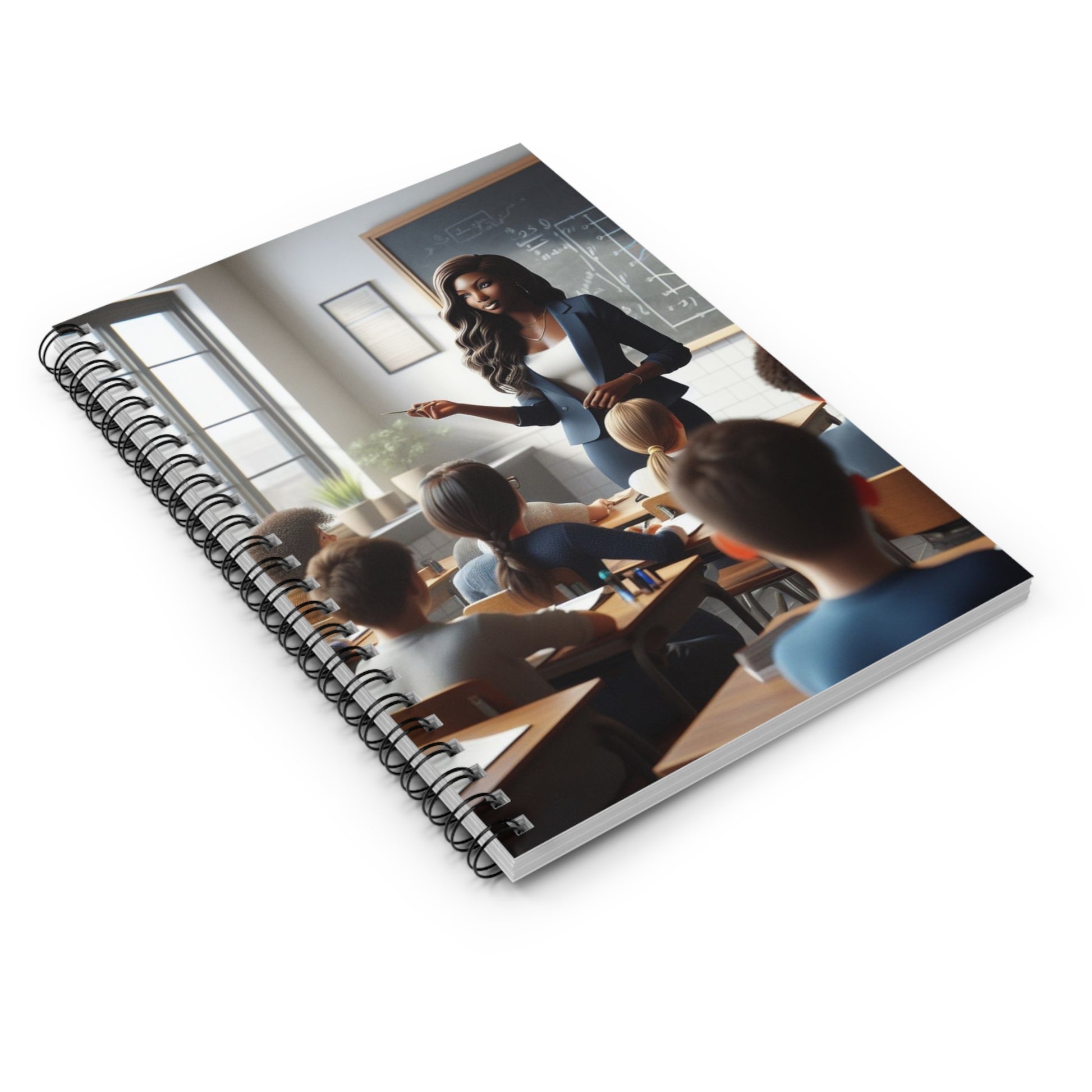 Class in Session Spiral Notebook Paper products Printify