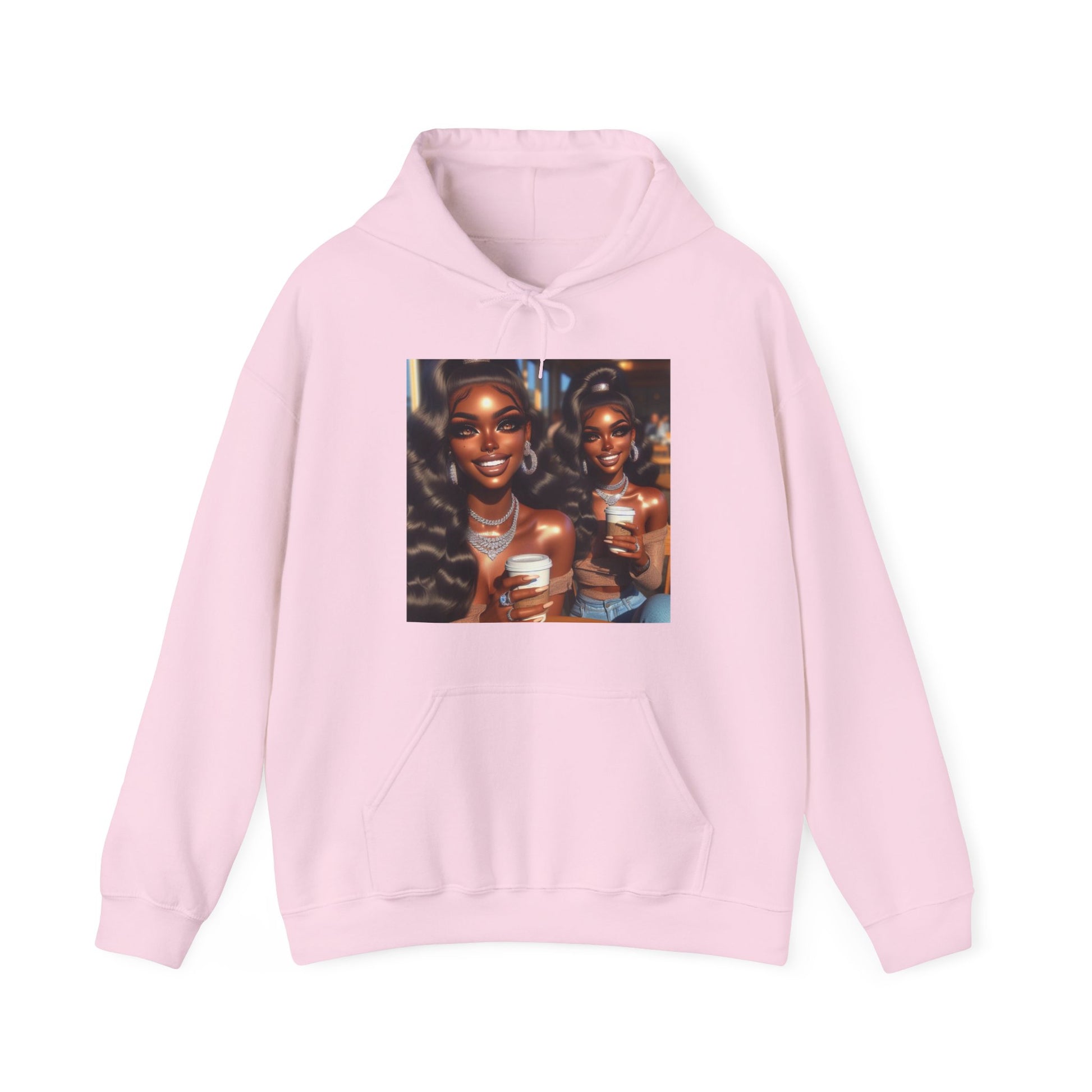 Twinning Hoodie Hoodie Printify Light Pink S