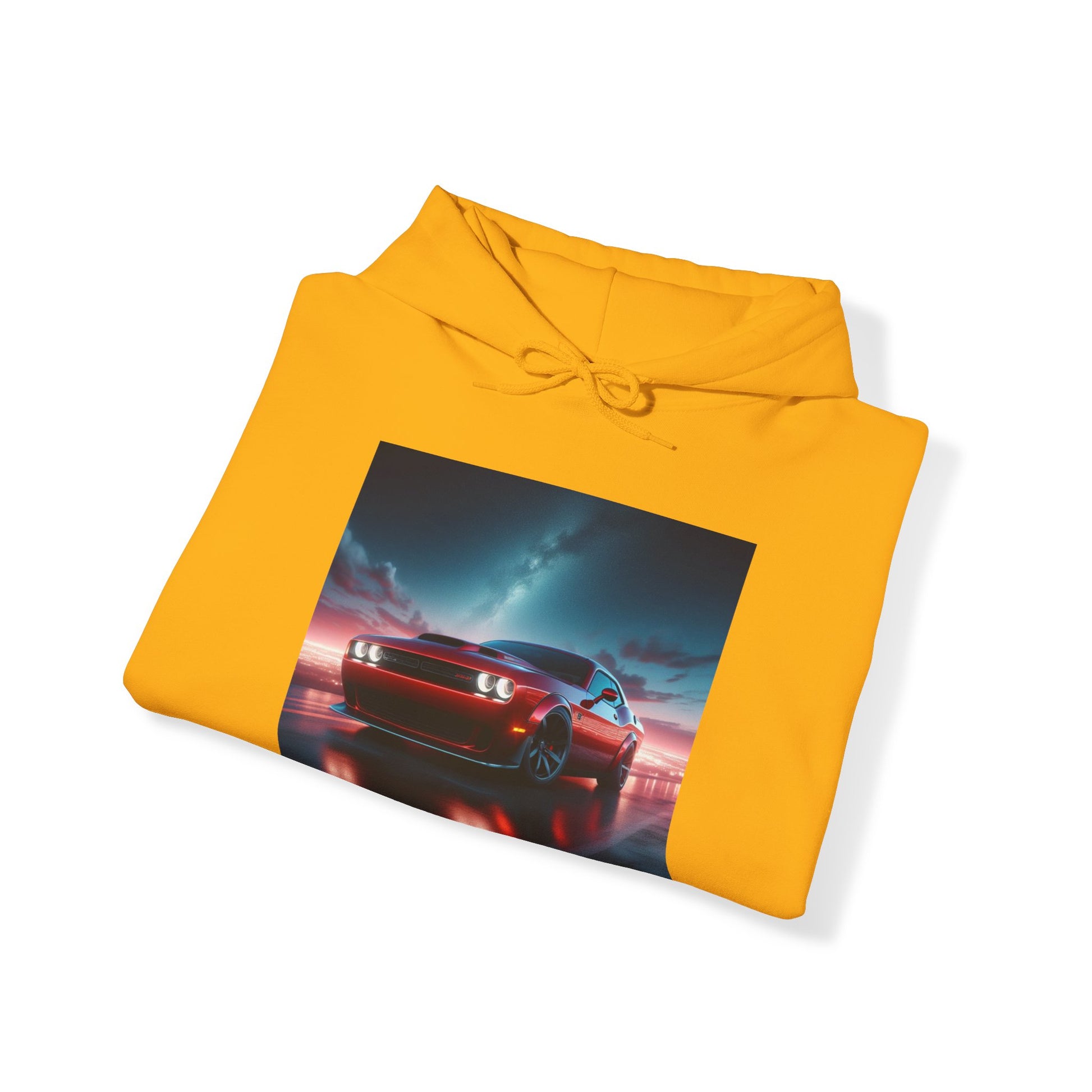 Red Challenger Hoodie Hoodie Printify
