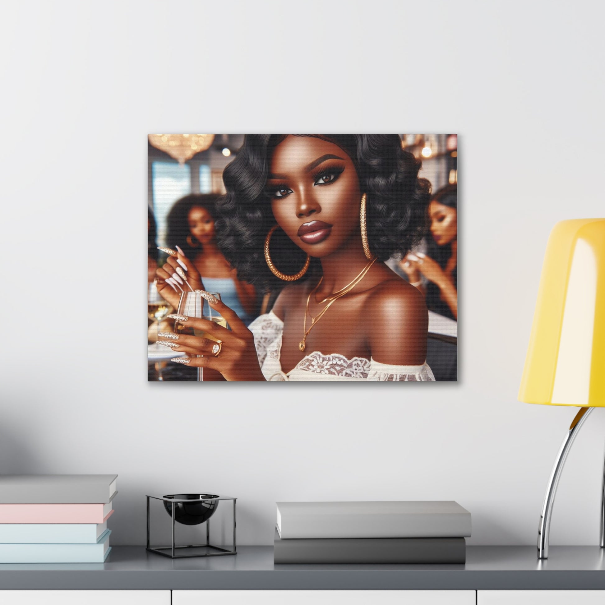 Wine Down Canvas Canvas Printify 20″ x 16″ (Horizontal) 0.75''