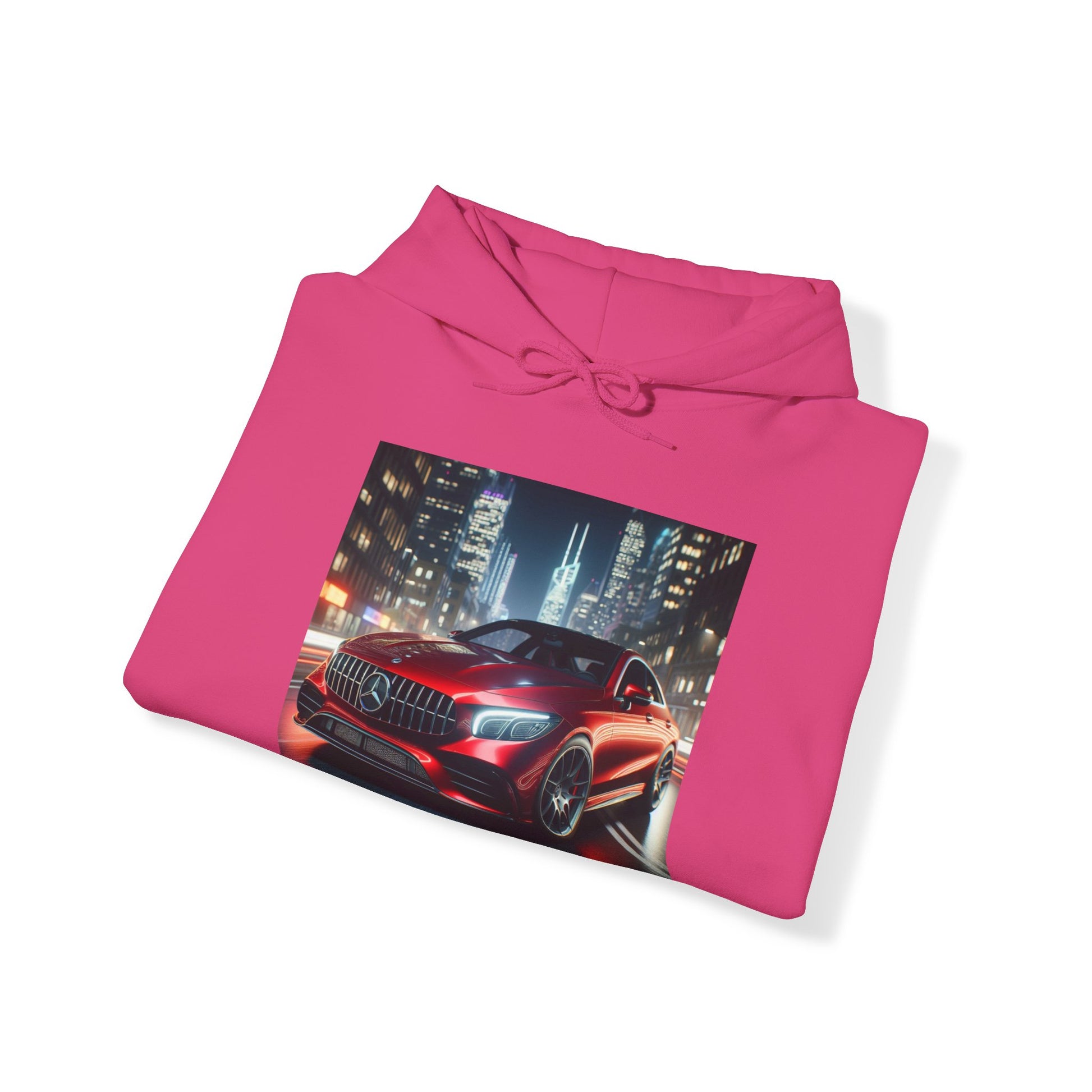 Red Mercedes Hoodie Hoodie Printify