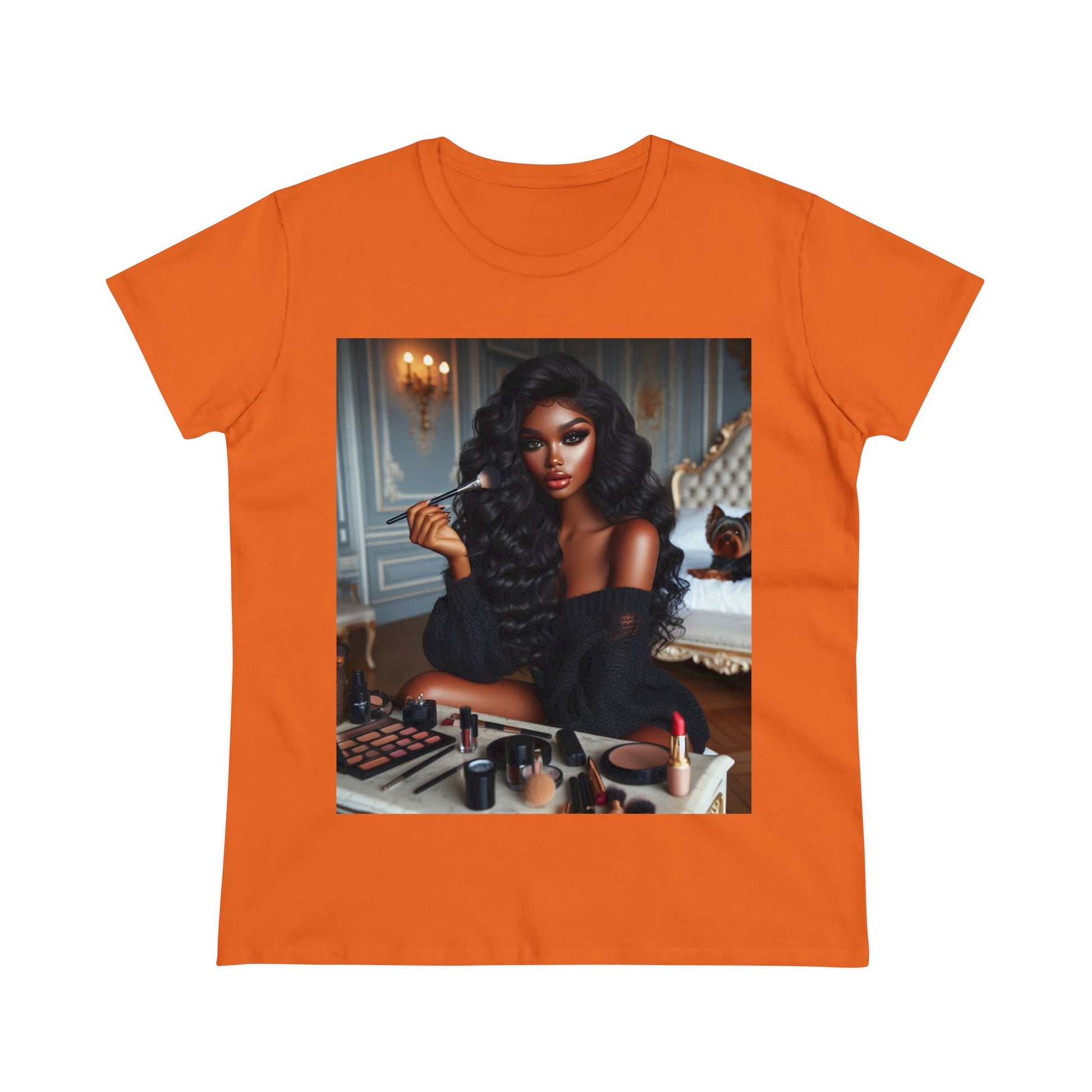 Make Up Time T-Shirt T-Shirt Printify Orange S