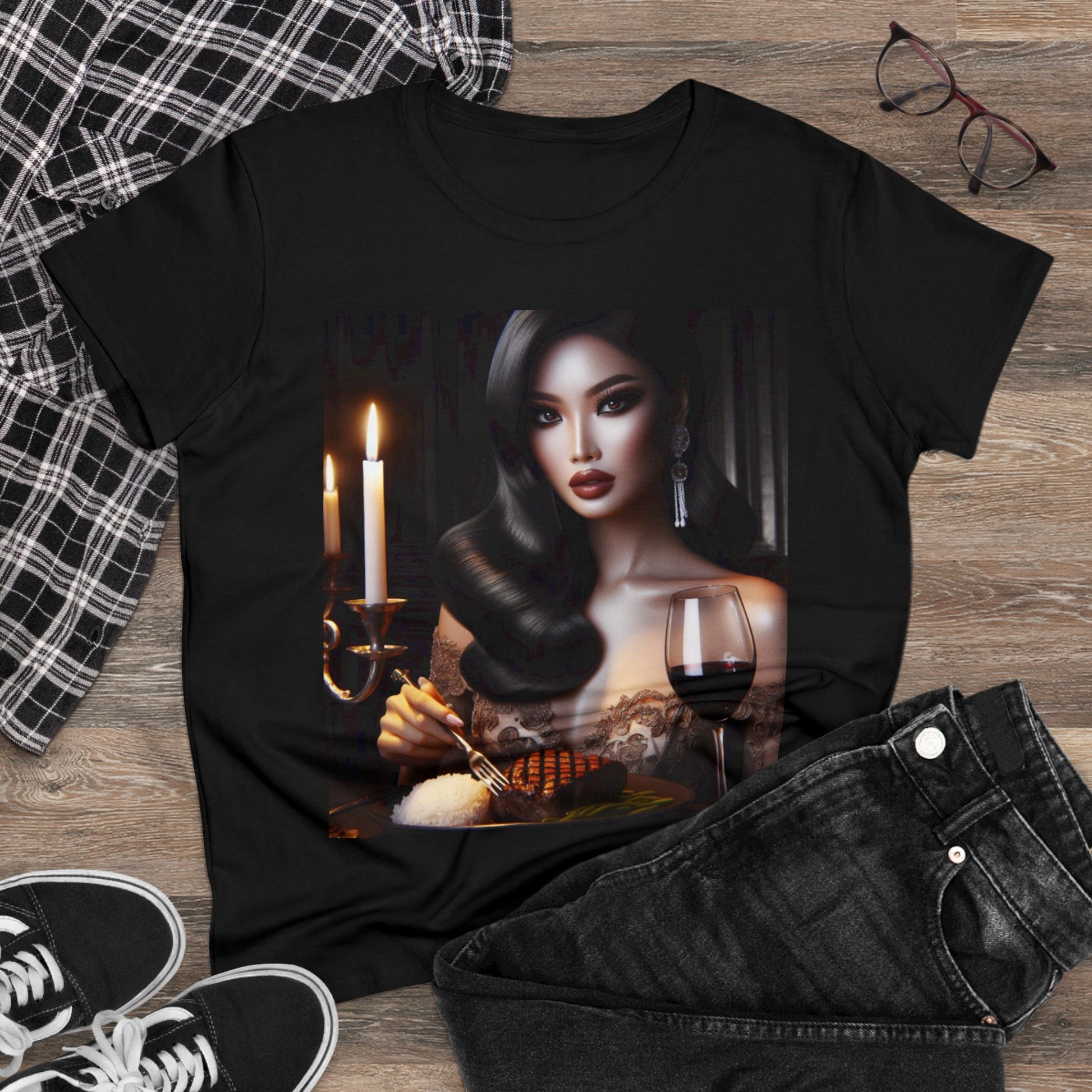 Elegant Meal T-Shirt T-Shirt Printify