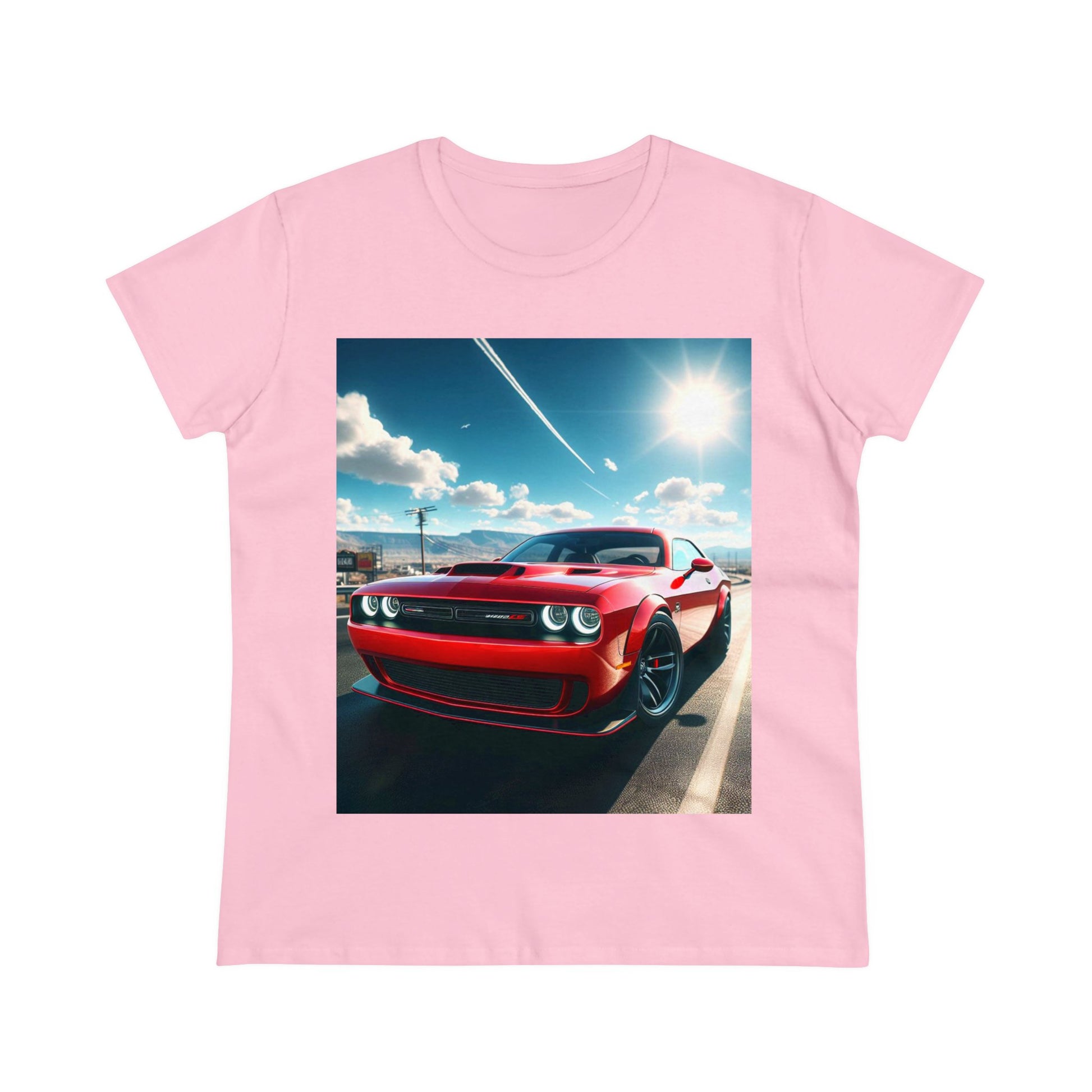 Red Challenger T-Shirt T-Shirt Printify Light Pink S