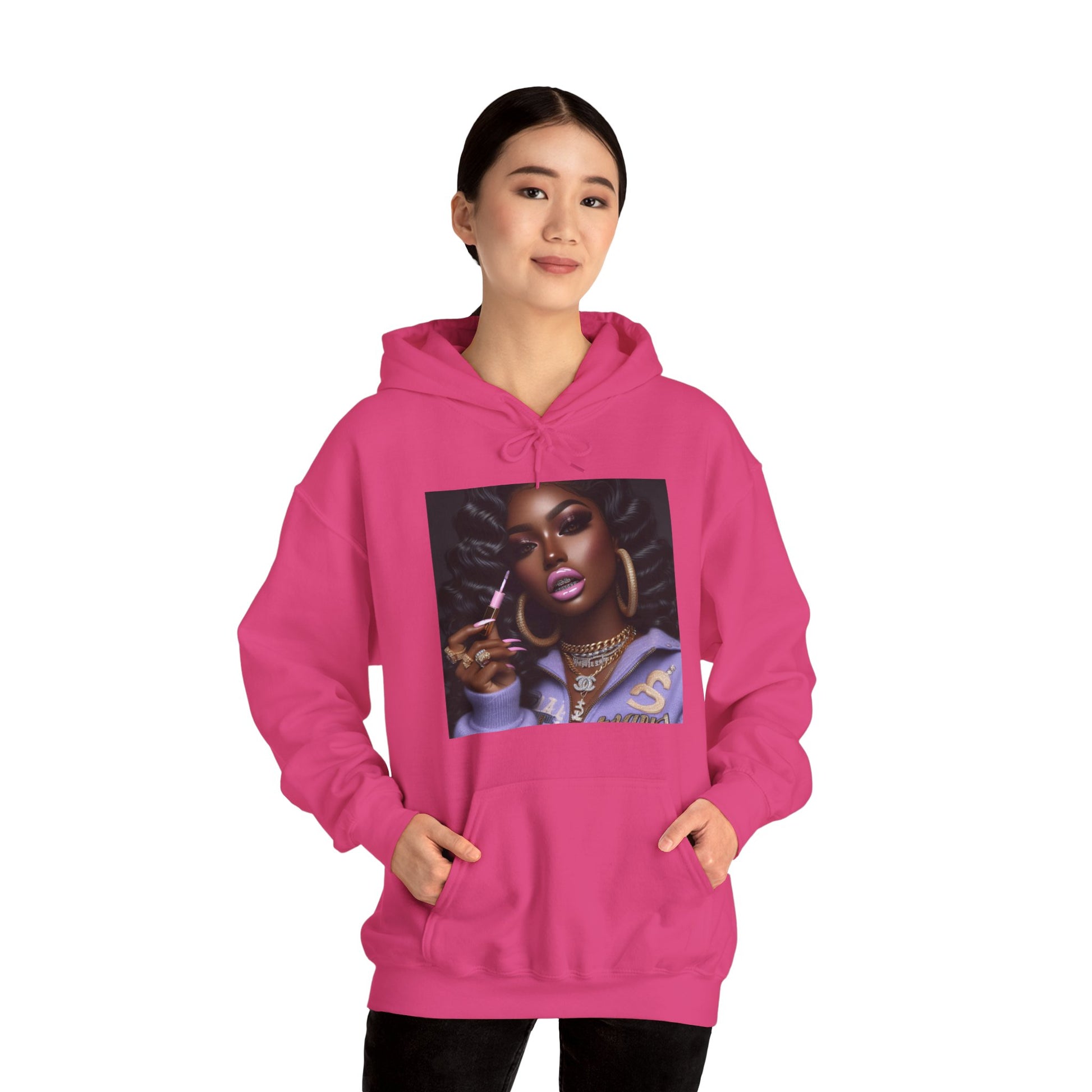 Gloss Up Hoodie Hoodie Printify