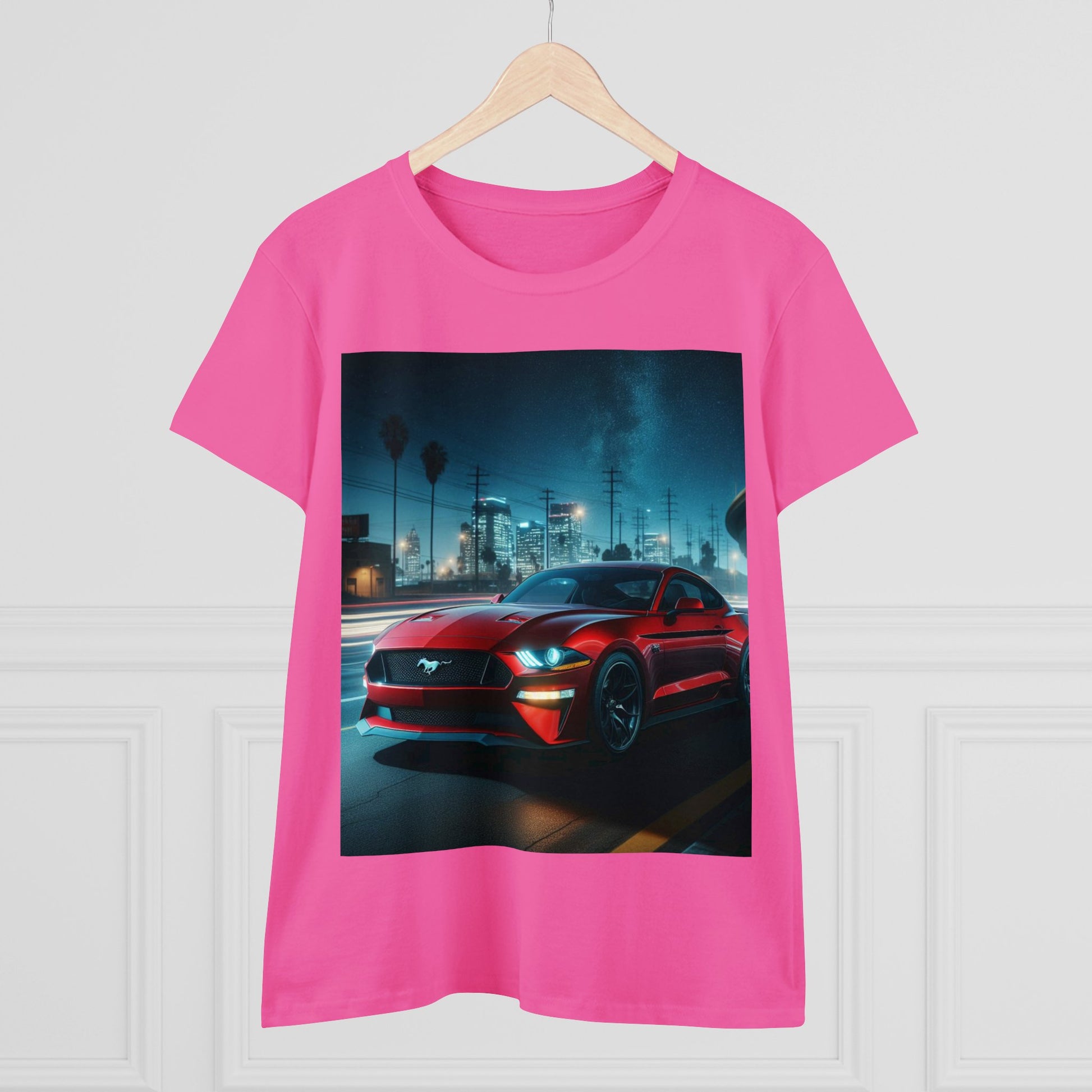 Red Mustang T-Shirt T-Shirt Printify