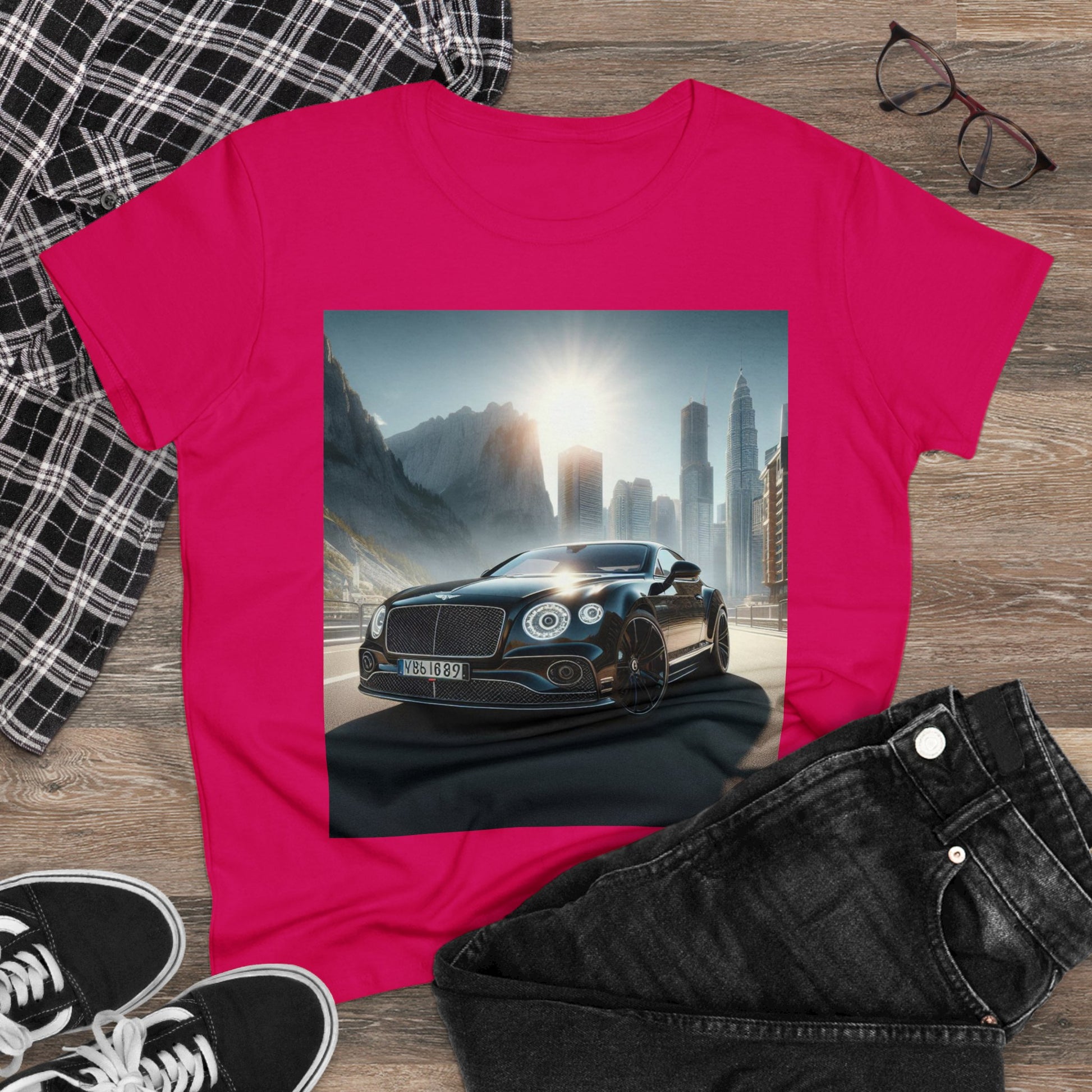 Black Bentley T-Shirt T-Shirt Printify