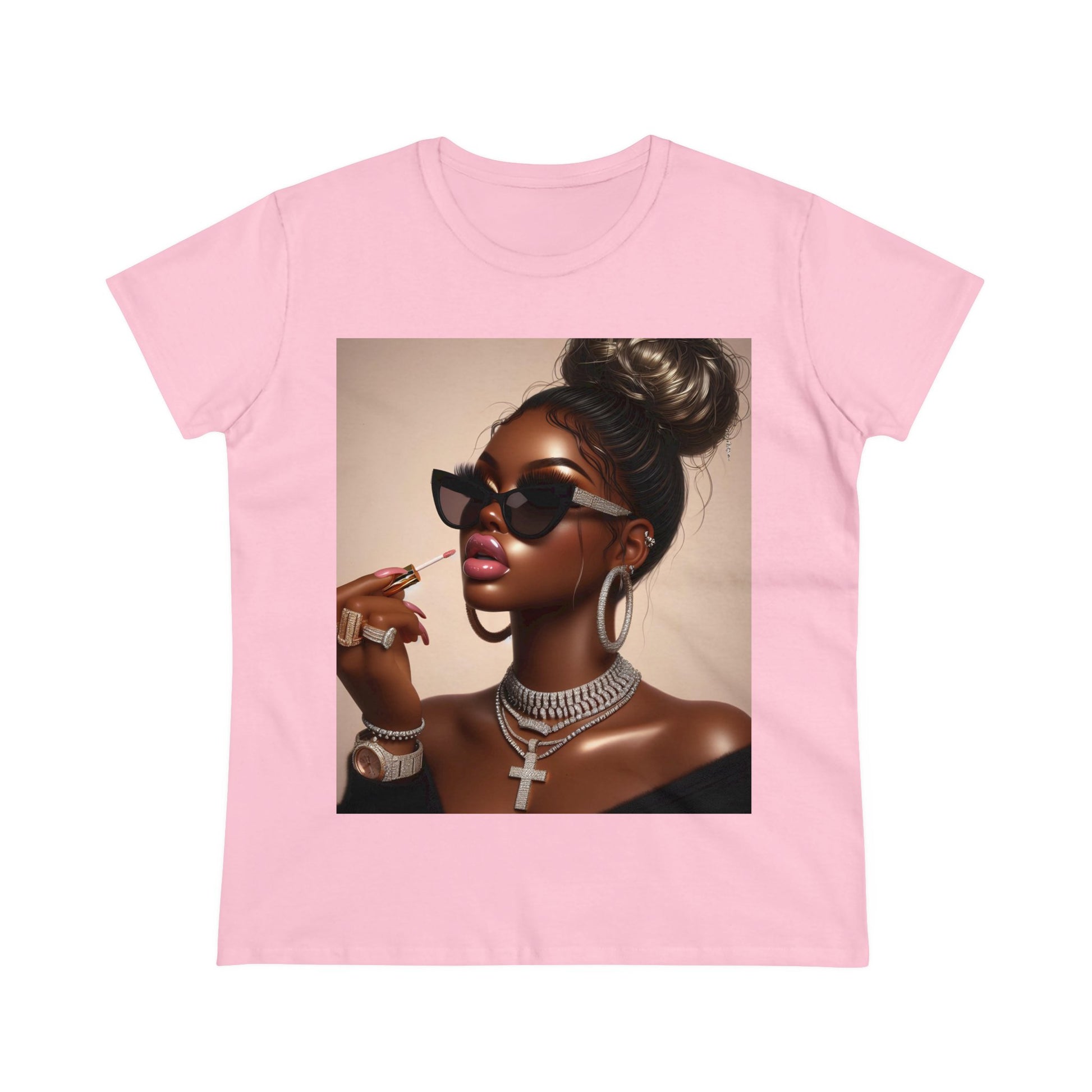 My Lip Gloss is Poppin T-Shirt T-Shirt Printify Light Pink S