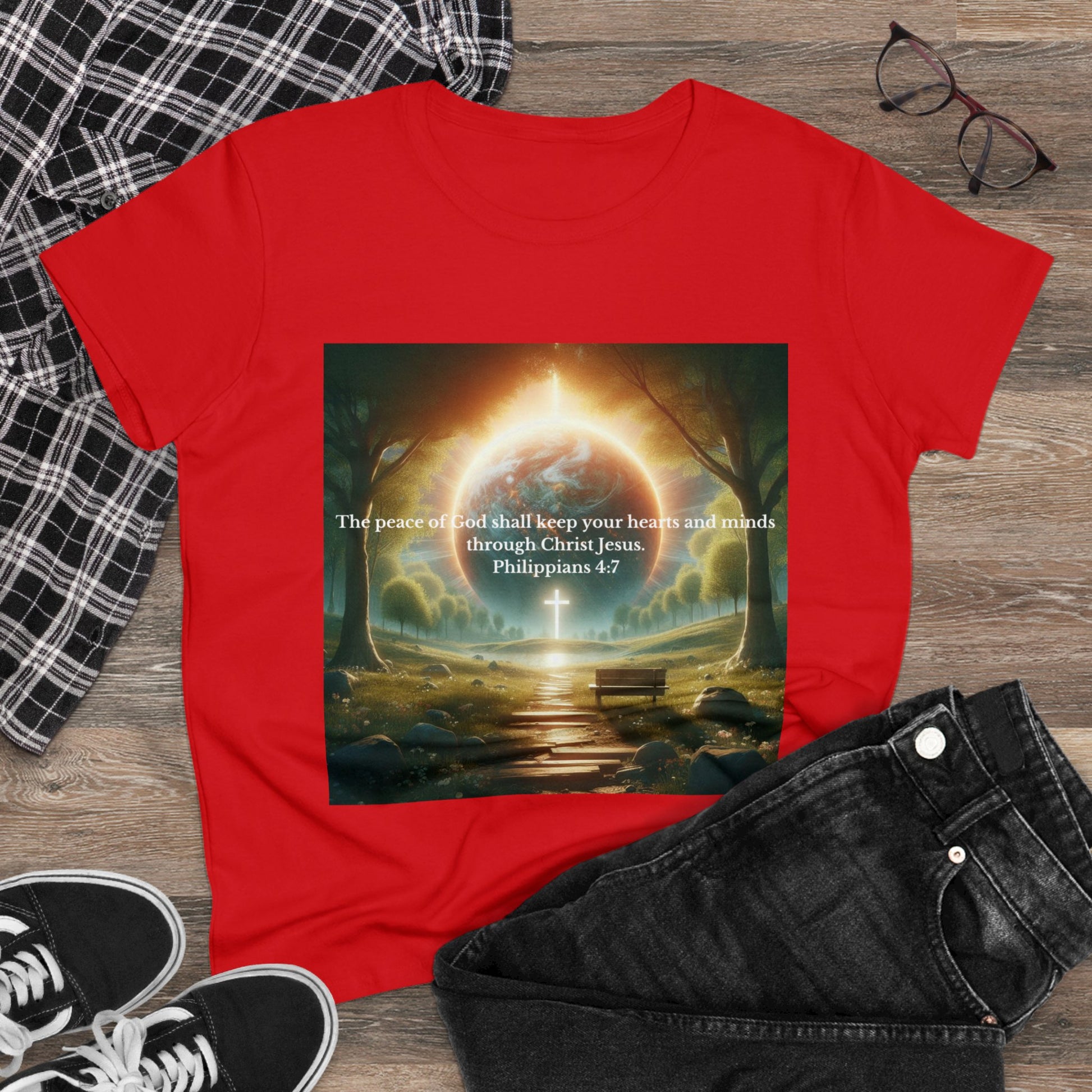 Philippians 4:7 T-Shirt T-Shirt Printify
