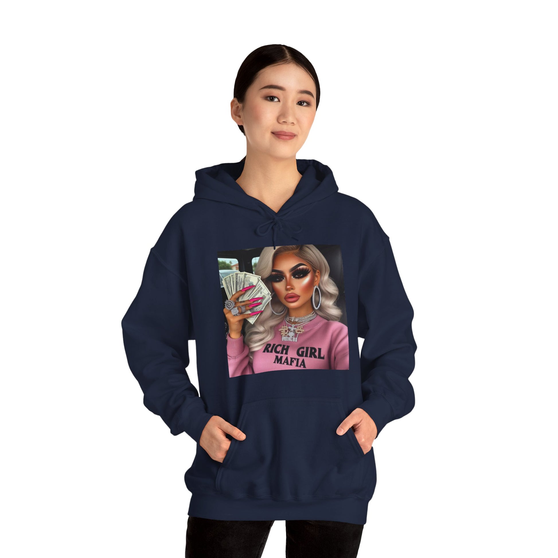 Rich Girl Mafia Hoodie Hoodie Printify